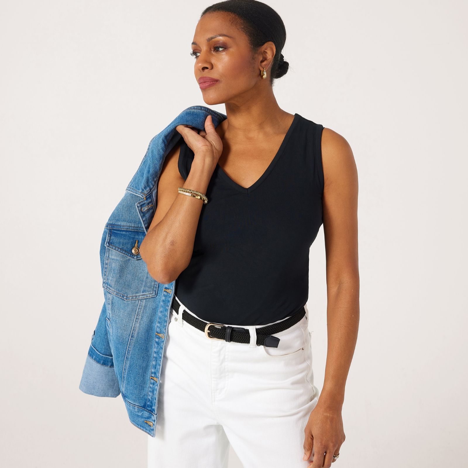 Ruth Langsford Cotton Modal V-Neck Vest