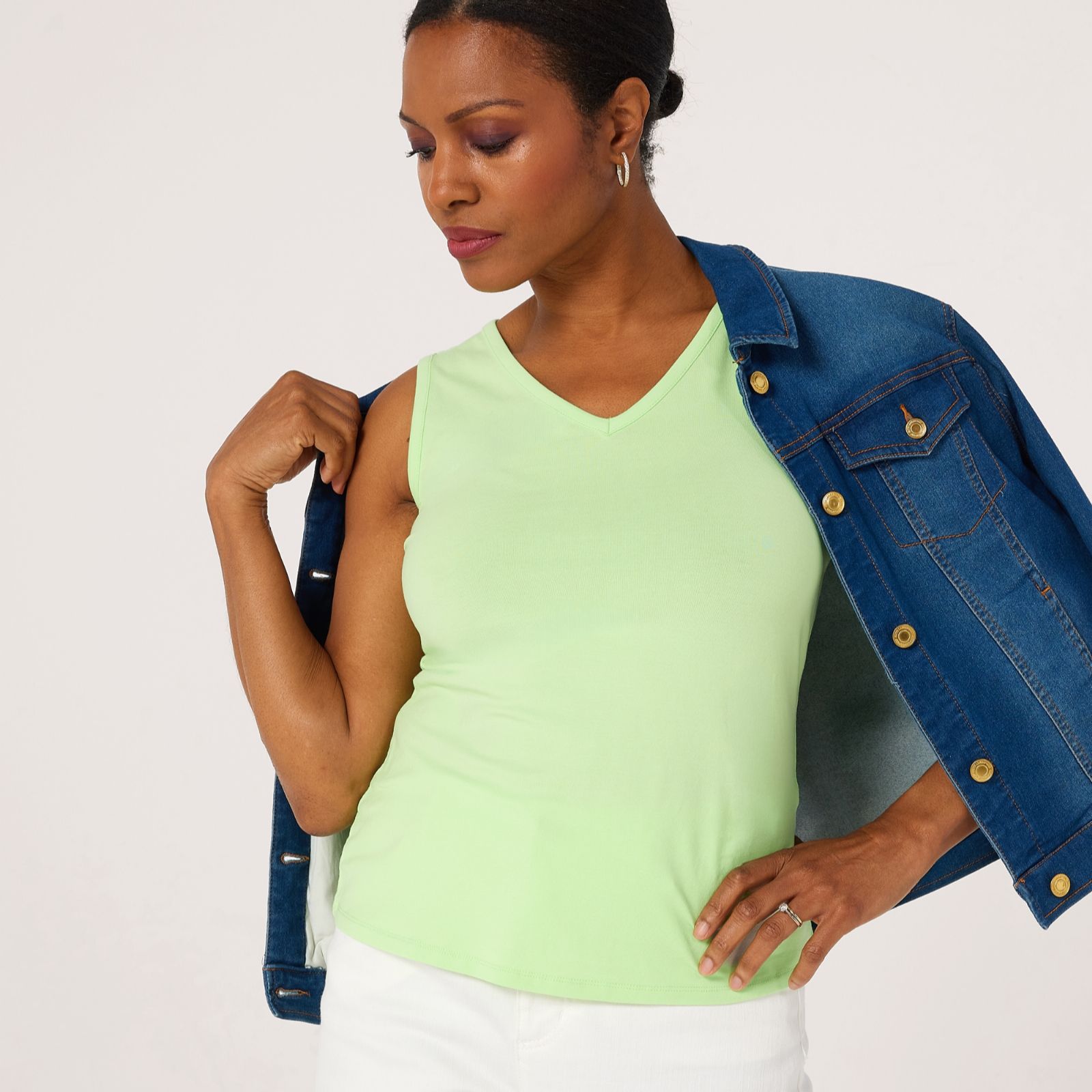 Ruth Langsford Cotton Modal V-Neck Vest