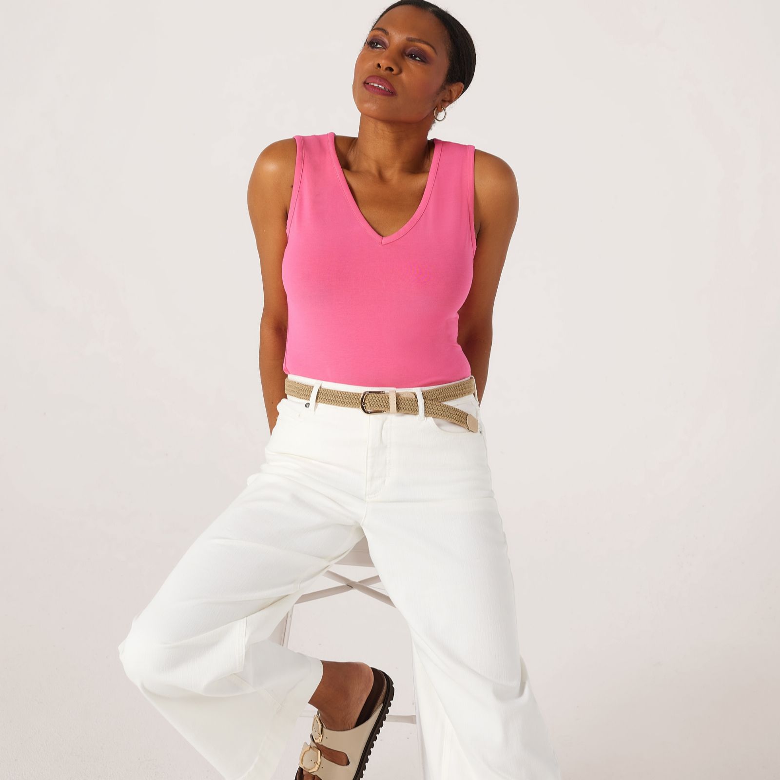 Ruth Langsford Cotton Modal V-Neck Vest