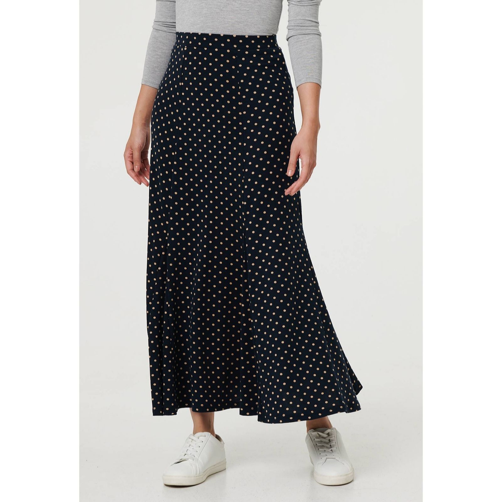 Izabel London Polka Dot Skirt