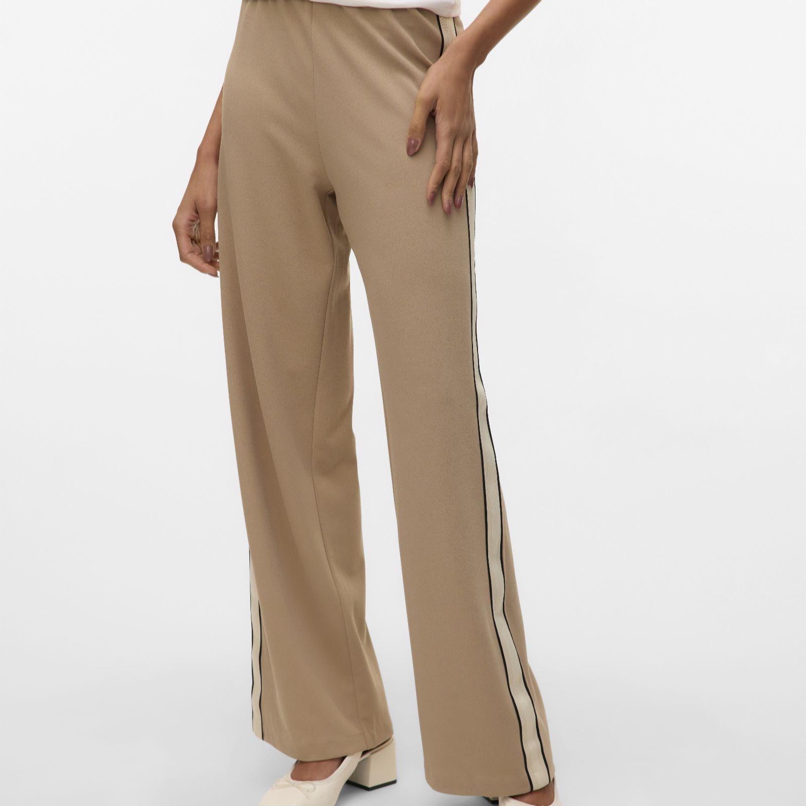 Vero Moda Berlin Side Stripe Wide Leg Trouser