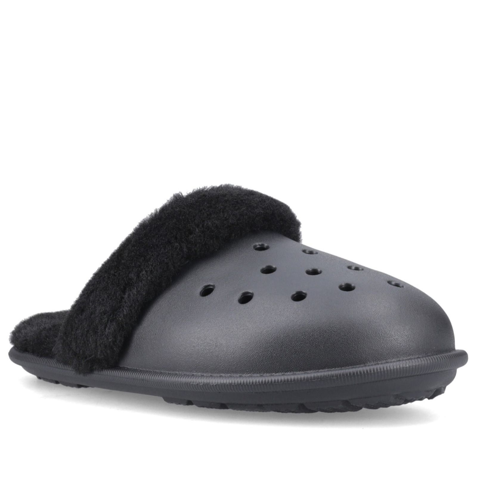 Crocs Classic Unisex Fuzz Scuff Sliders