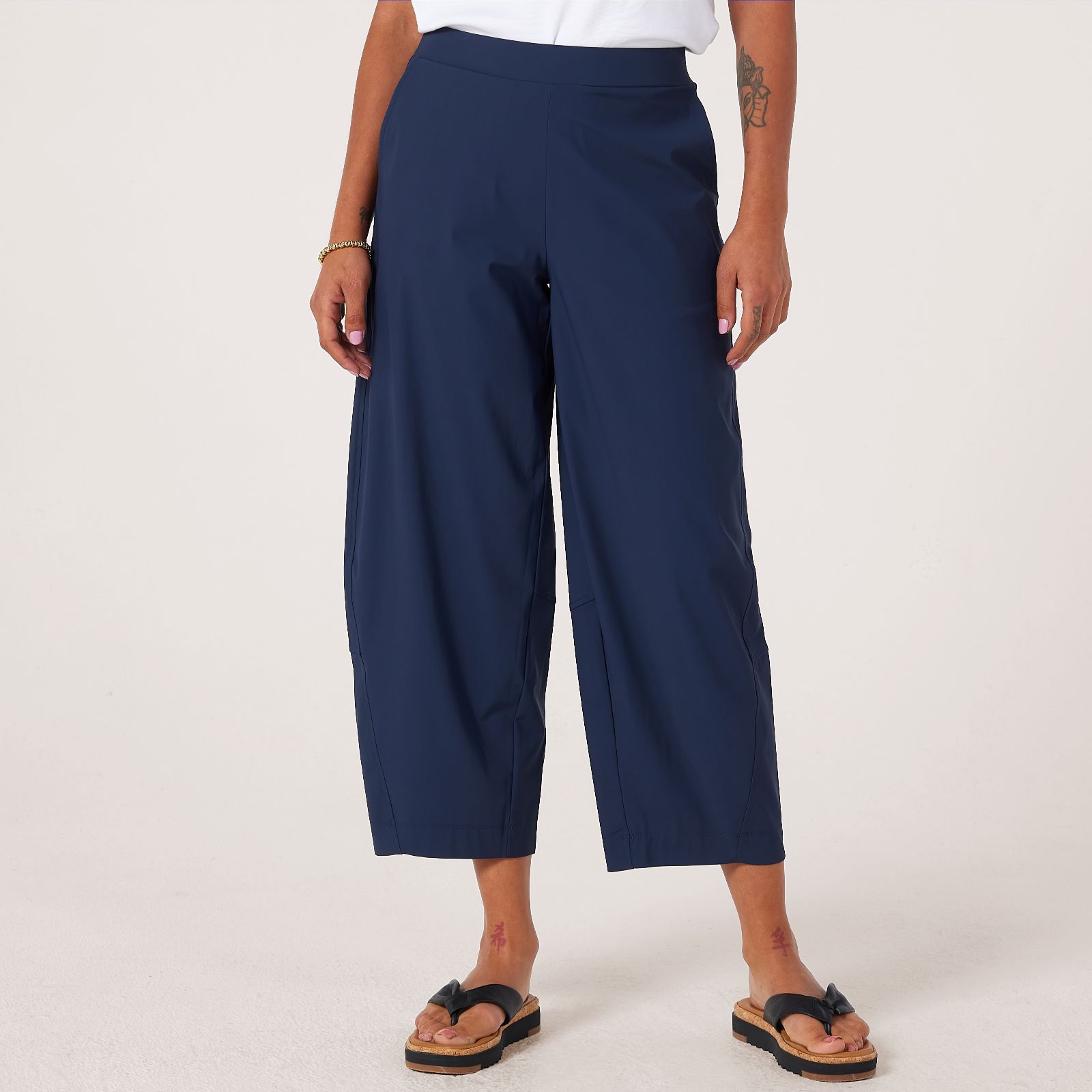 MarlaWynne Collection Stretch Tech Lantern Trouser