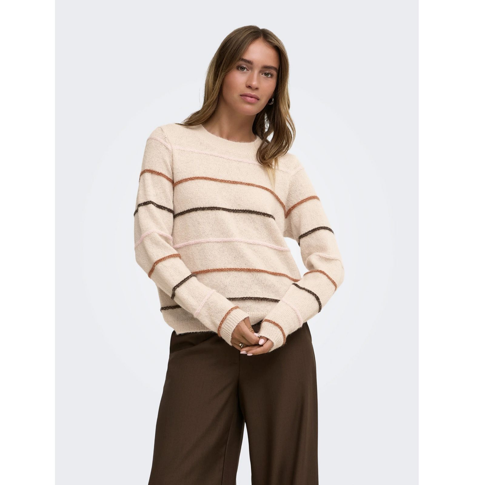 JDY Sigrid Stripe Detail Knitted Jumper