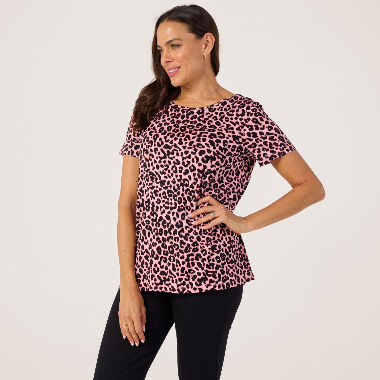 Kim & Co Viscose Jersey Short Sleeve T-Shirt