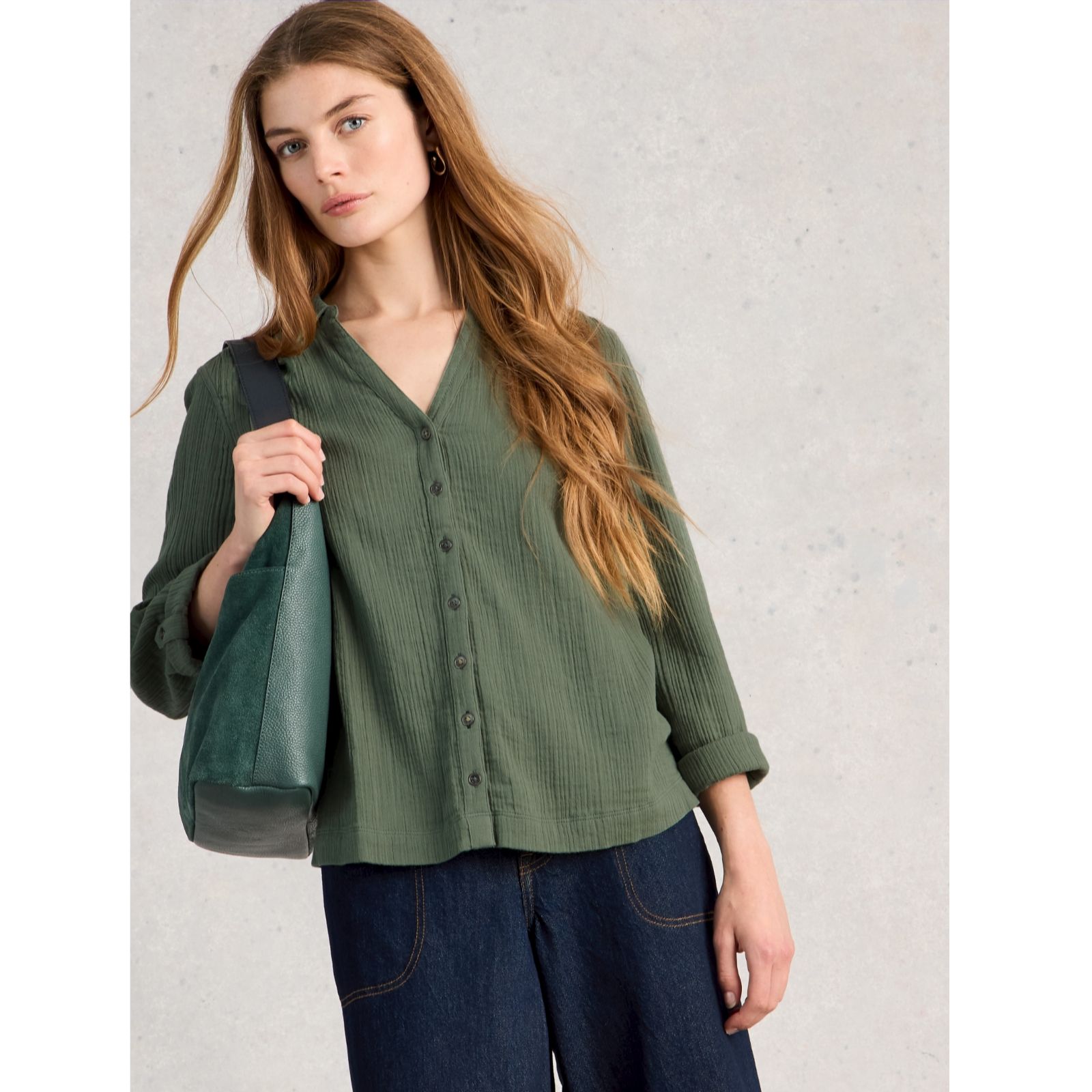 White Stuff Annie Double Cloth Shirt