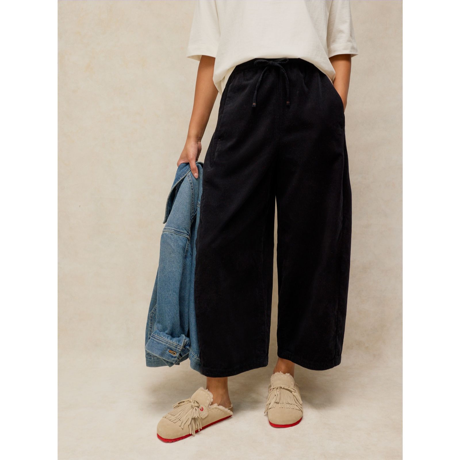 White Stuff Leona Pull On Cord Trouser
