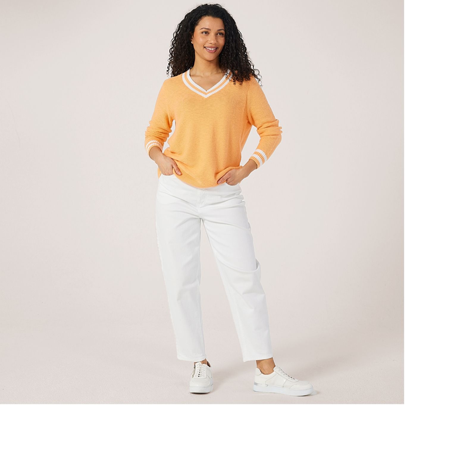 Ruth Langsford Summer Slub Cricket Jumper