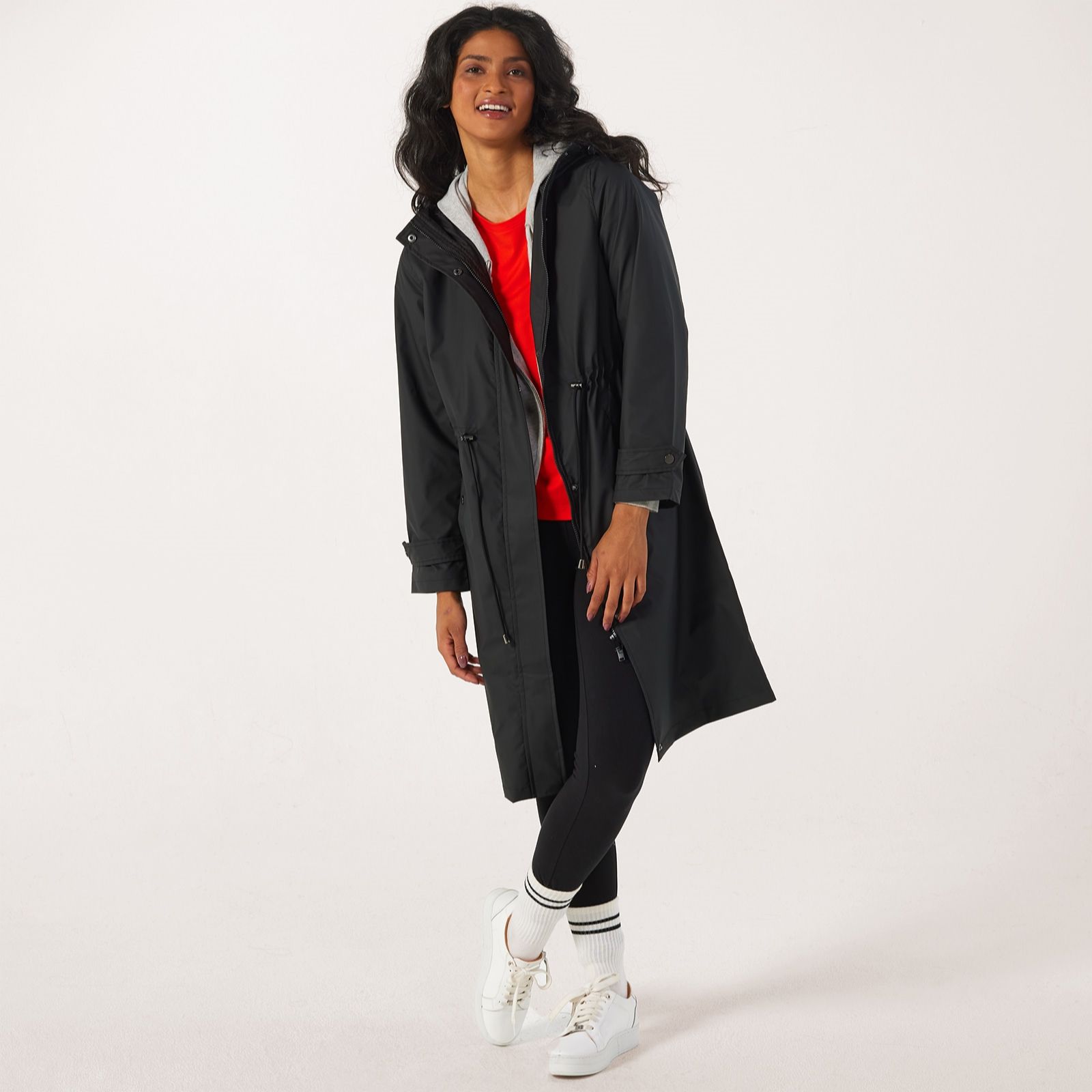 Centigrade Lightweight Long Parka With Hood