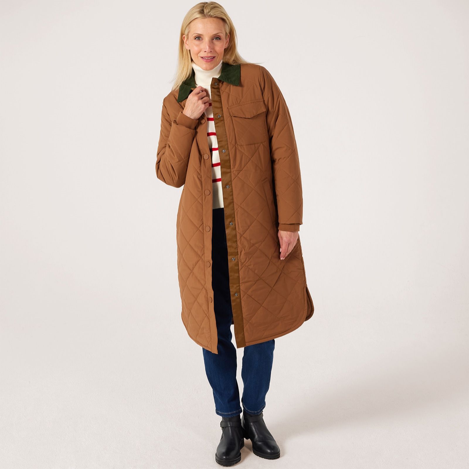 Centigrade Long Line Light Weight Padded Jacket