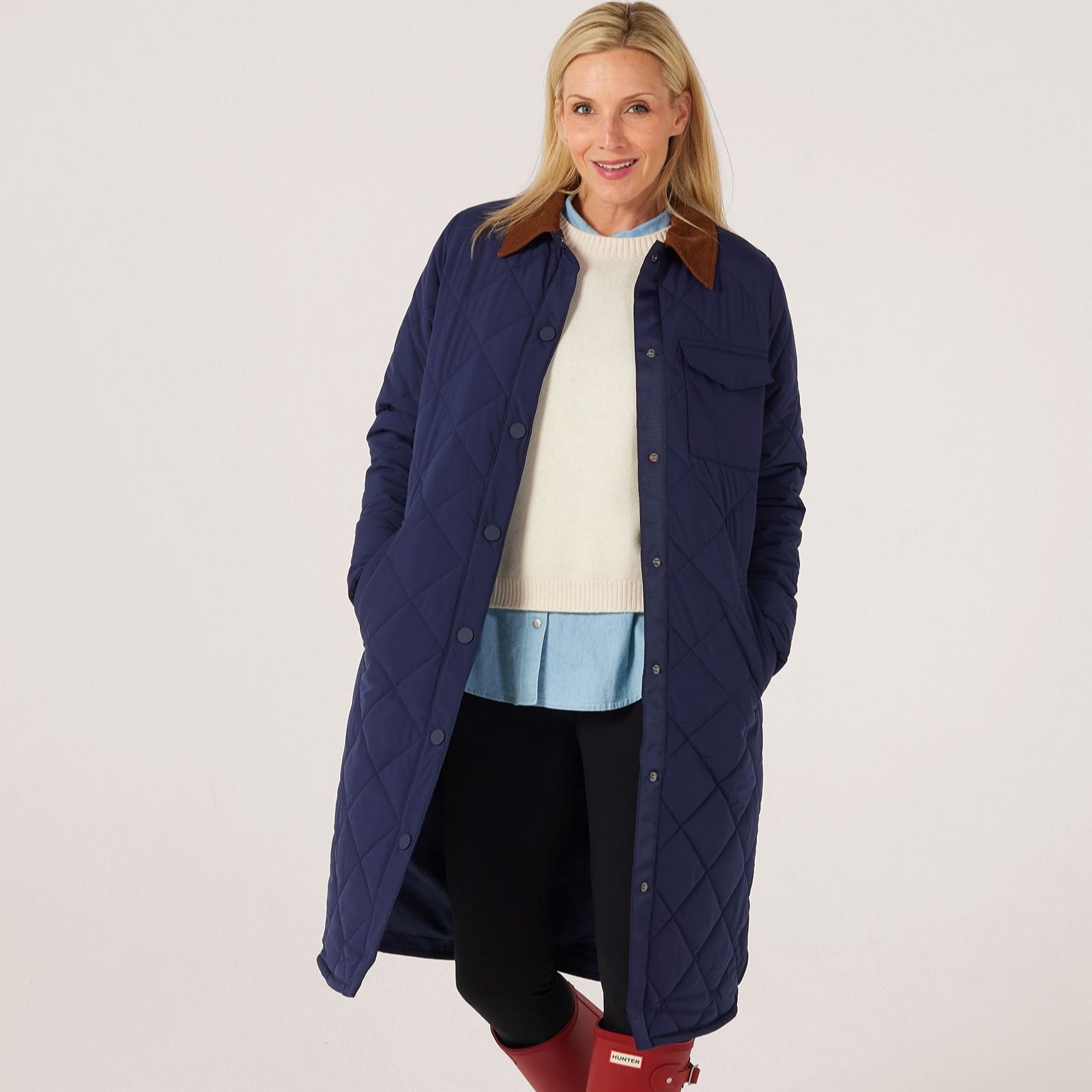 Centigrade Long Line Light Weight Padded Jacket