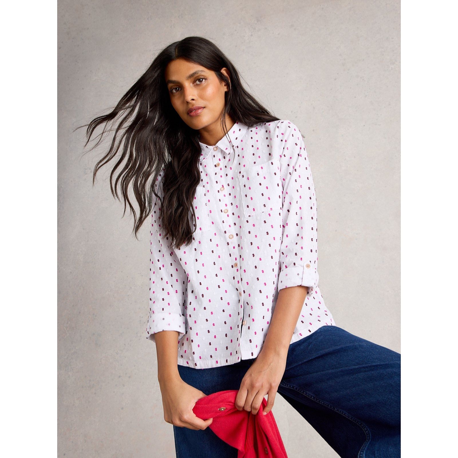 White Stuff Sophie Organic Cotton Shirt
