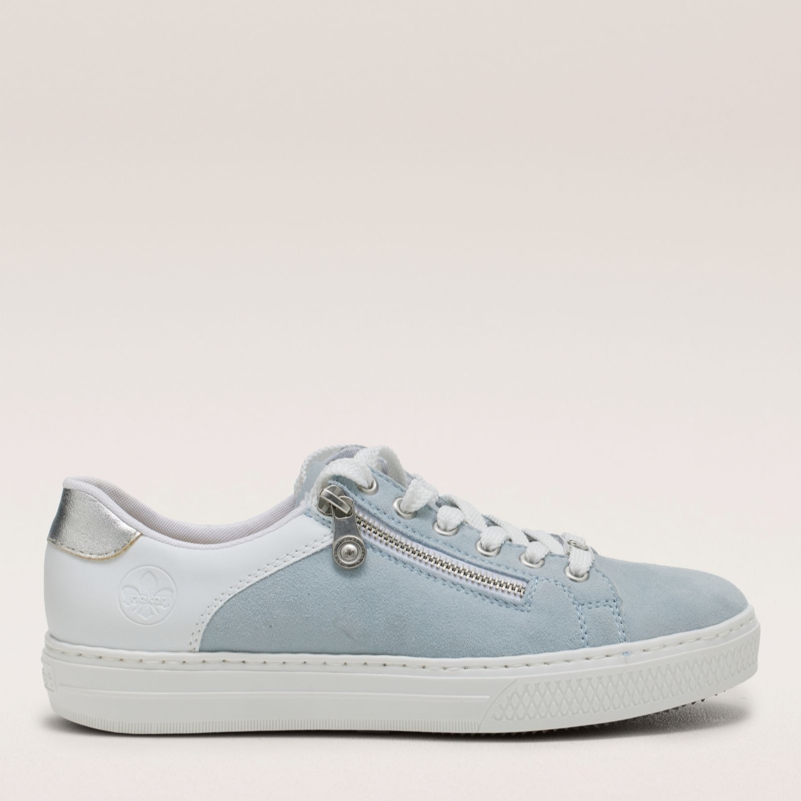 Outlet Rieker Leather Zip Trainer
