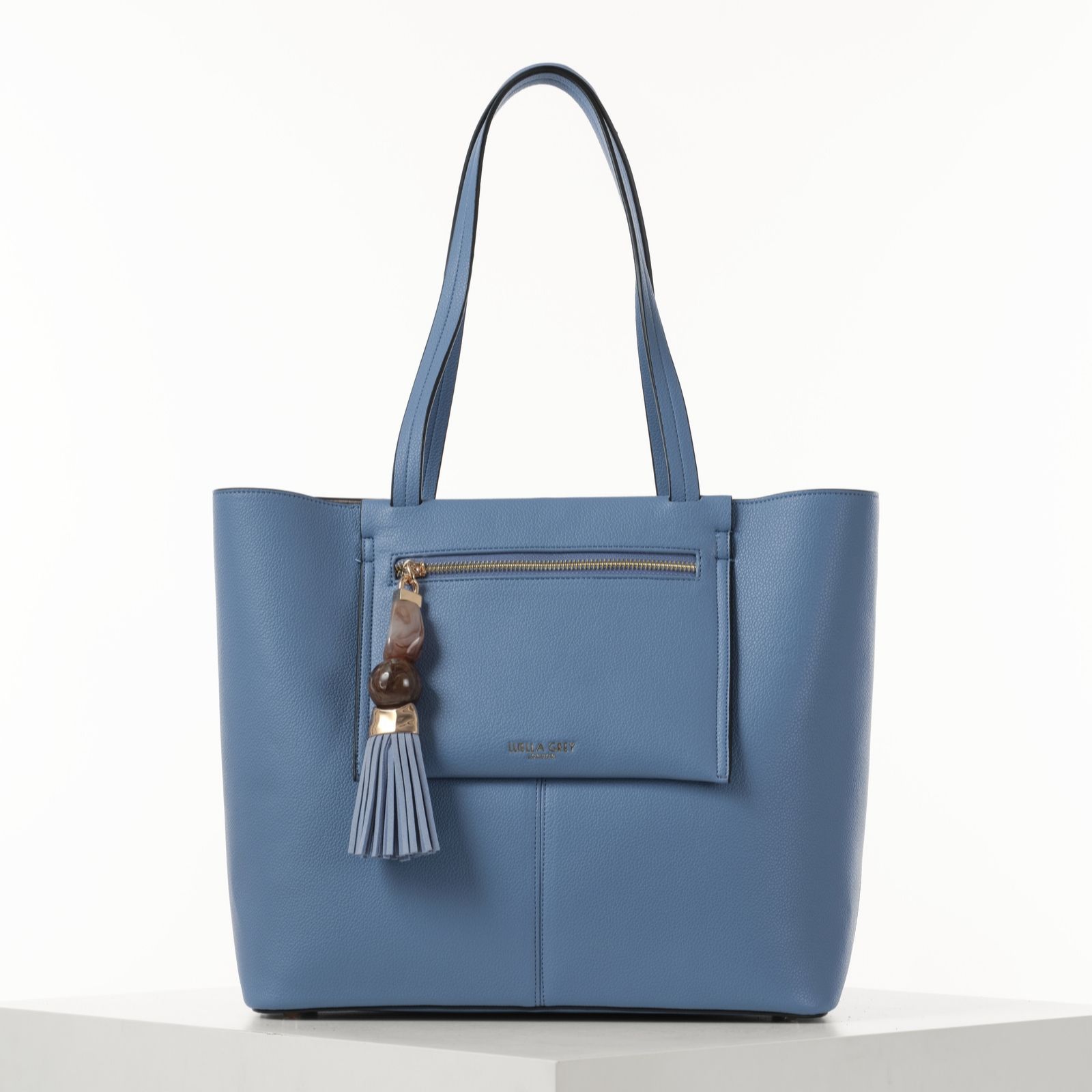 Luella Grey Catalina Large Casual Tote with Pouch