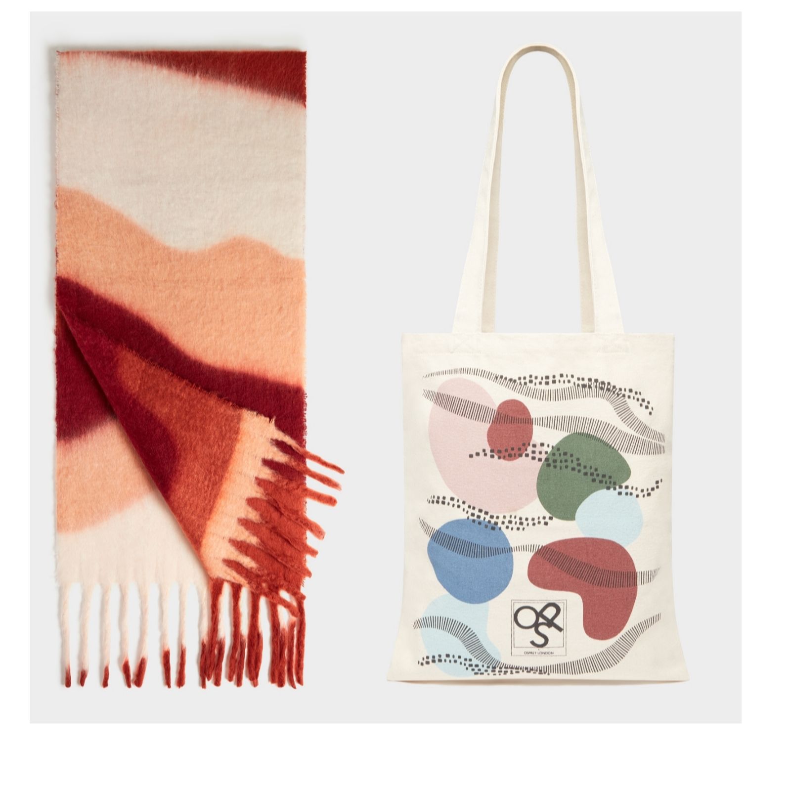 Outlet Osprey London The Anya Scarf & Tote Bag