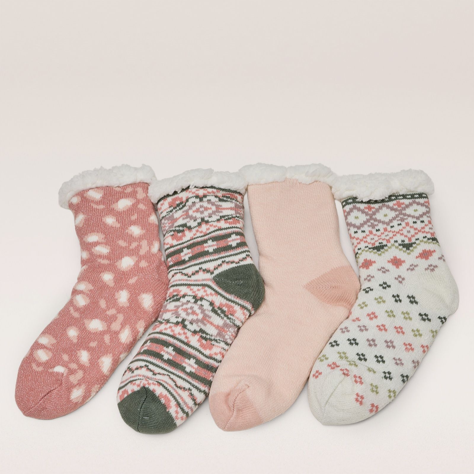 Muk Luks Women's Cosy Socks 4 Pack