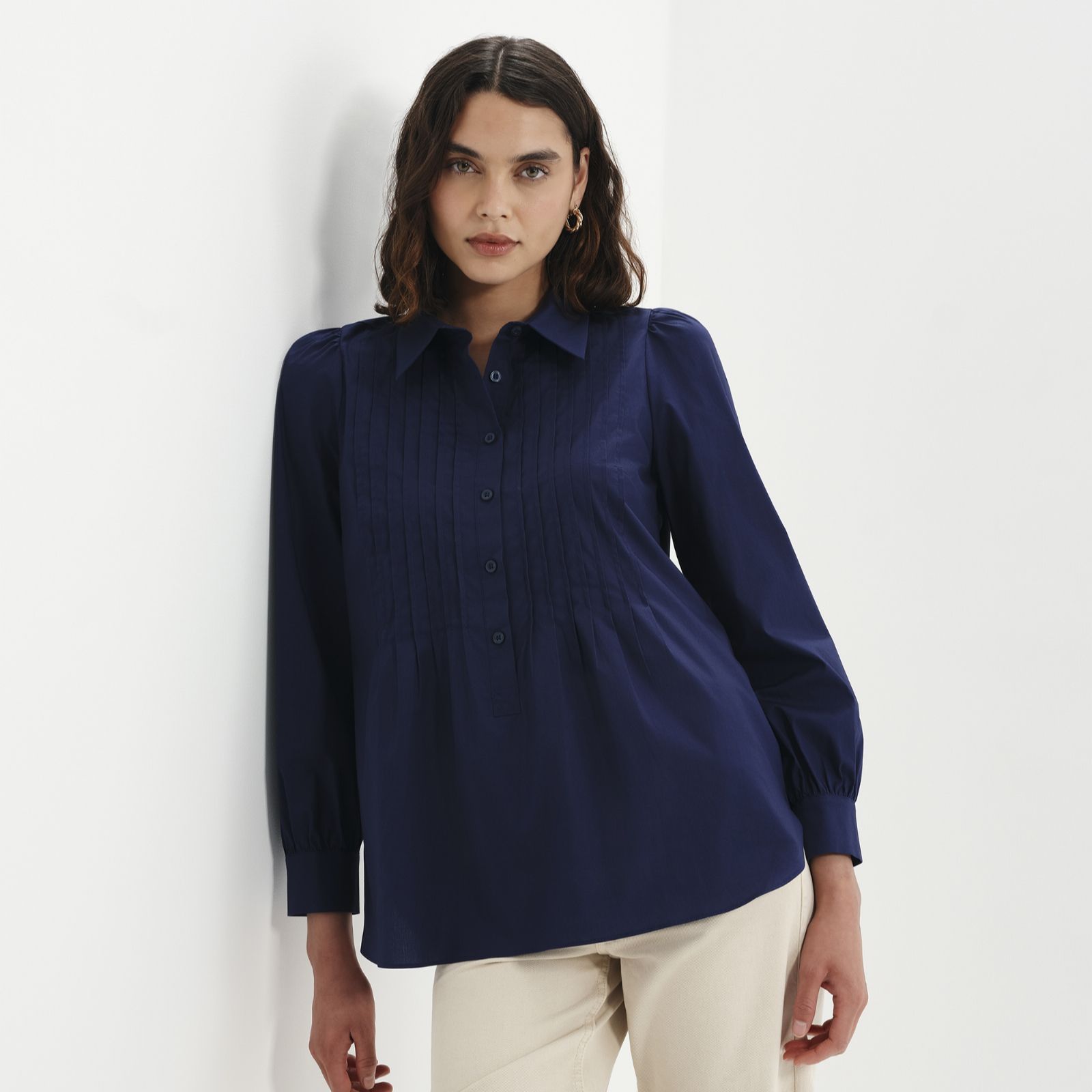 Finery London Mimi Cotton Poplin Shirt