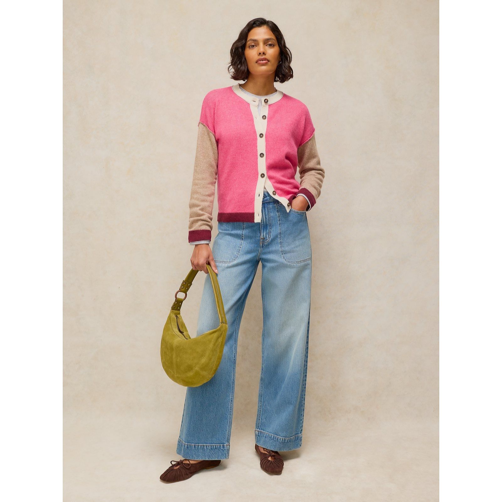 White Stuff Sansa Colourblock Cardi