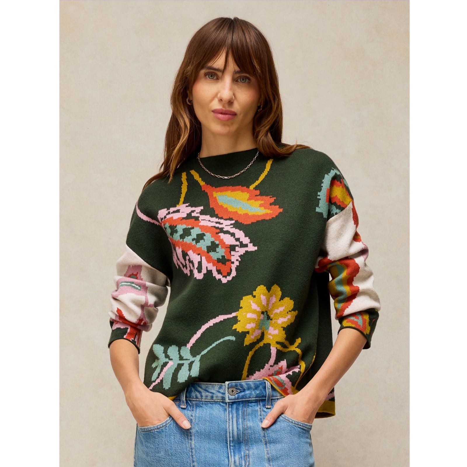 White Stuff Fabia Floral Jumper