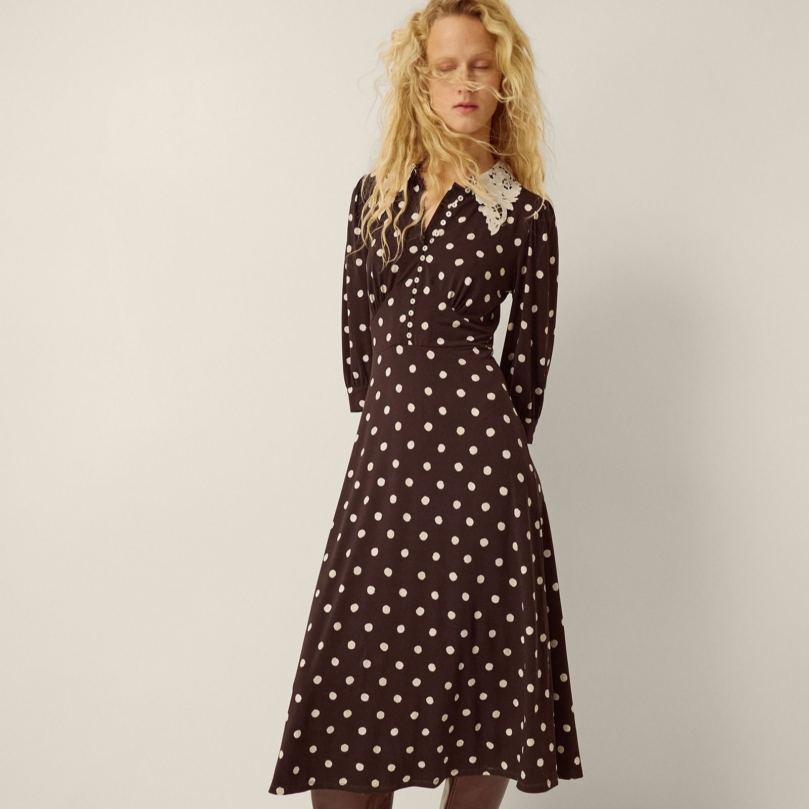 Monsoon Janey Jersey Print Dress