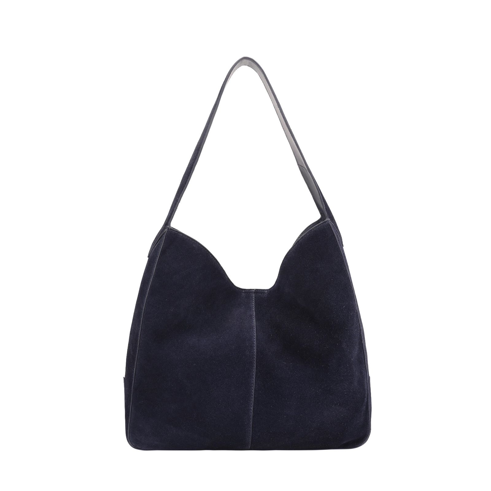 Ben de Lisi Rose Suede Shoulder Bag
