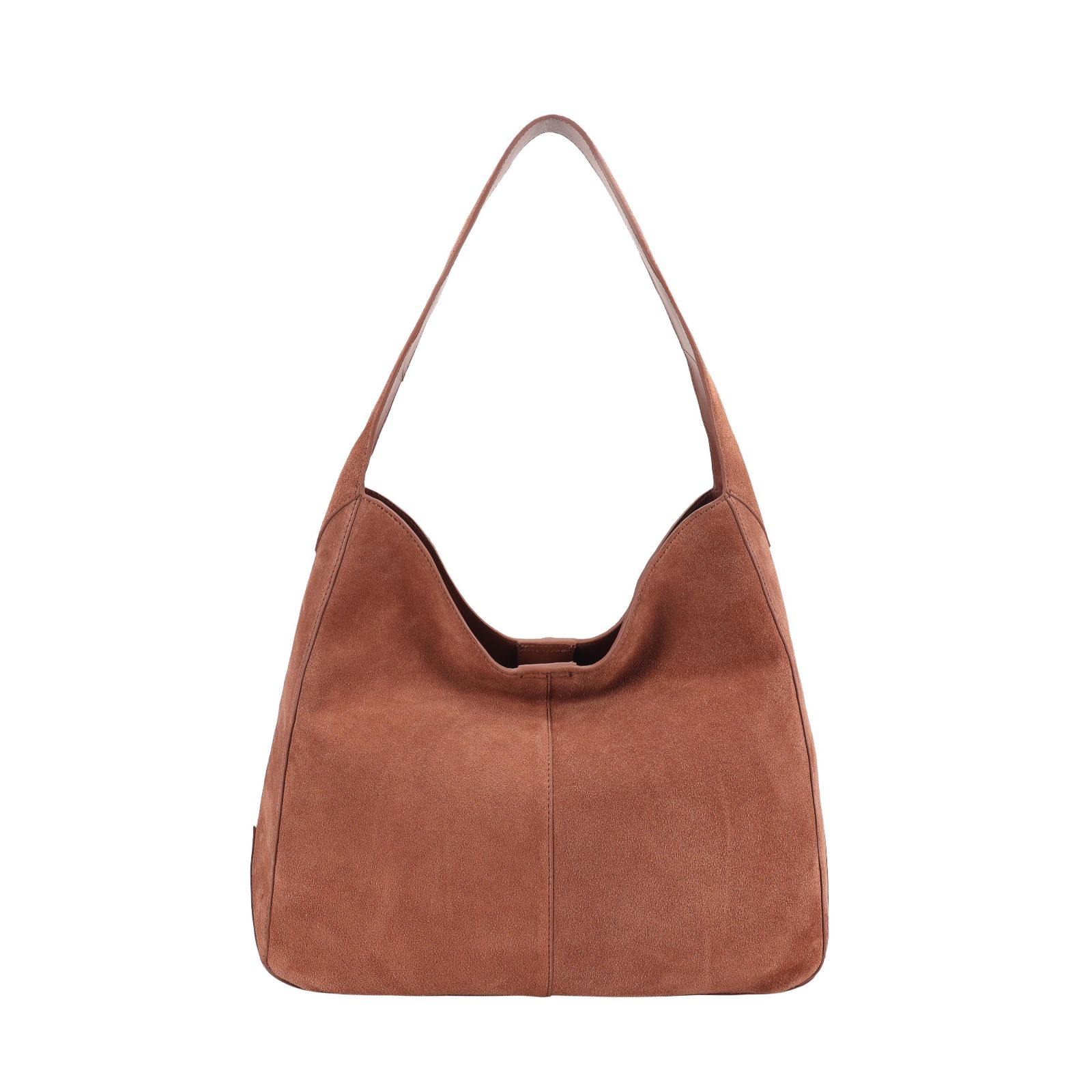 Ben de Lisi Rose Suede Shoulder Bag
