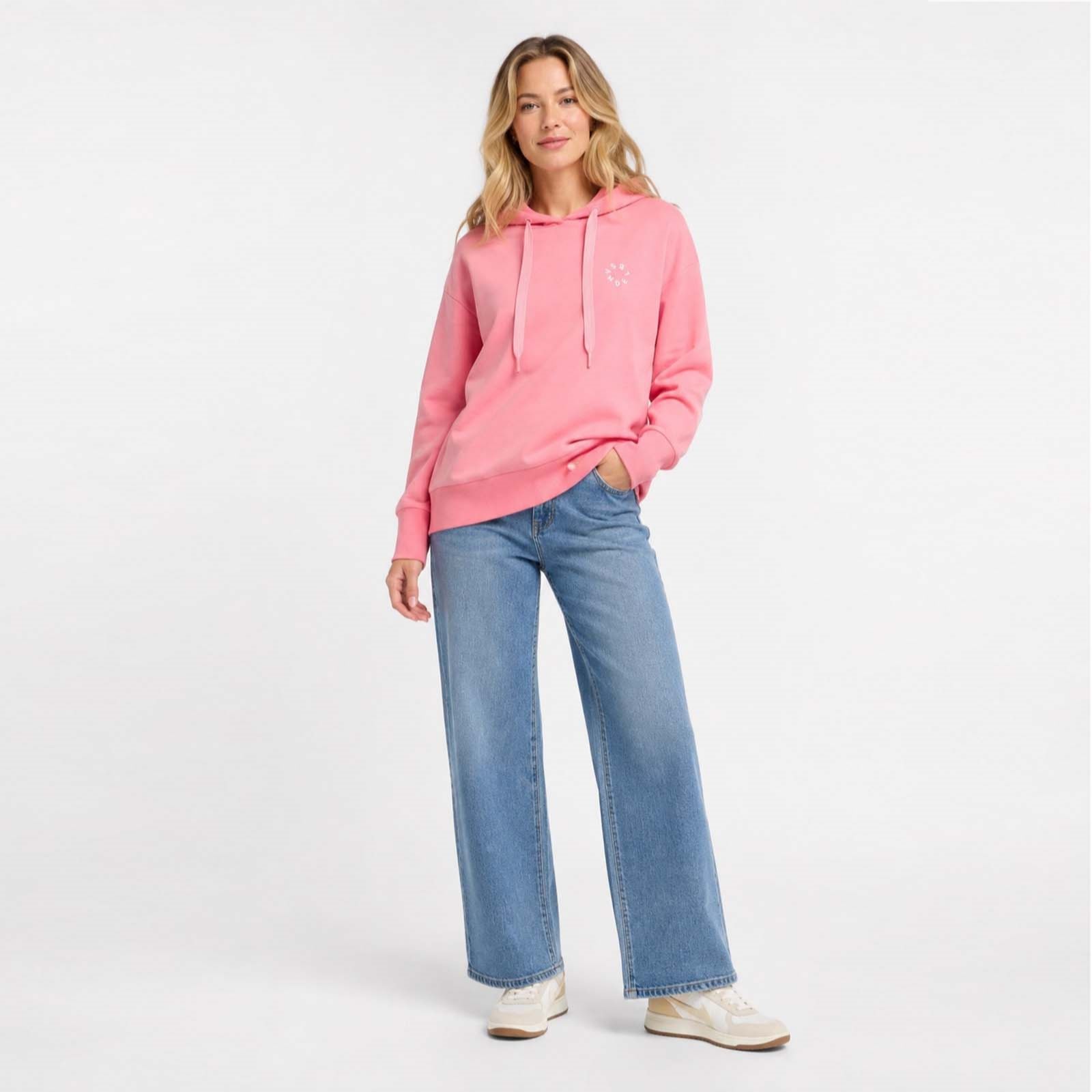 Elbsand Leisurewear Leah Cord Detail Hooded Sweat
