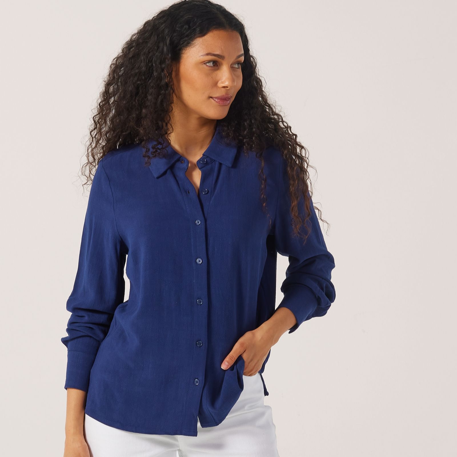 Ruth Langsford Plain Linen Shirt