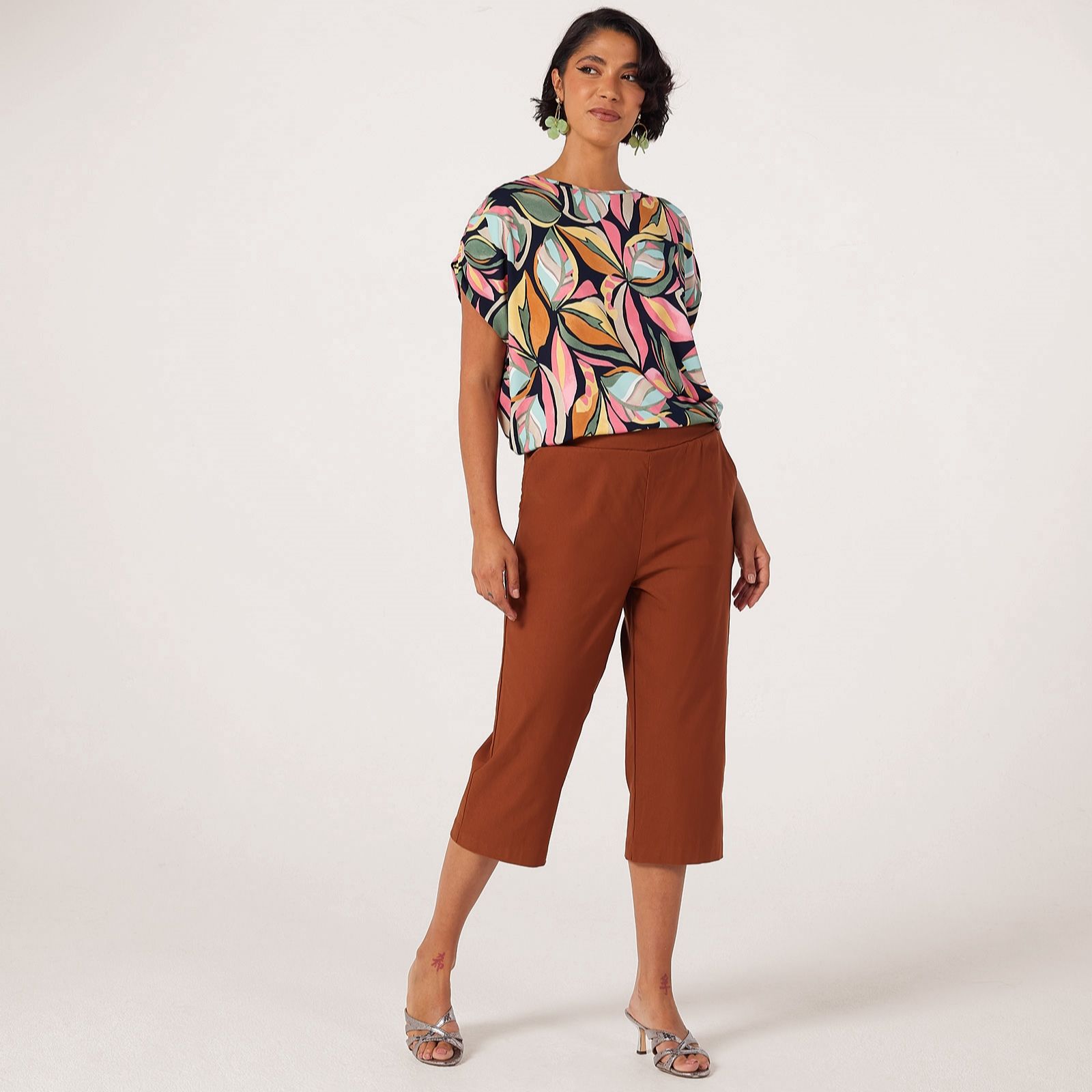 Kim & Co Soft Millennium Nina Capri Petite Trousers