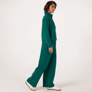 Denim & Co. Soft Ribbed Trousers Petite