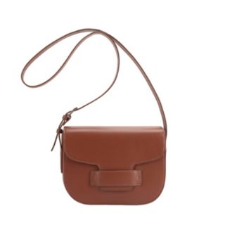 Ben de Lisi Joya Leather Saddle Bag