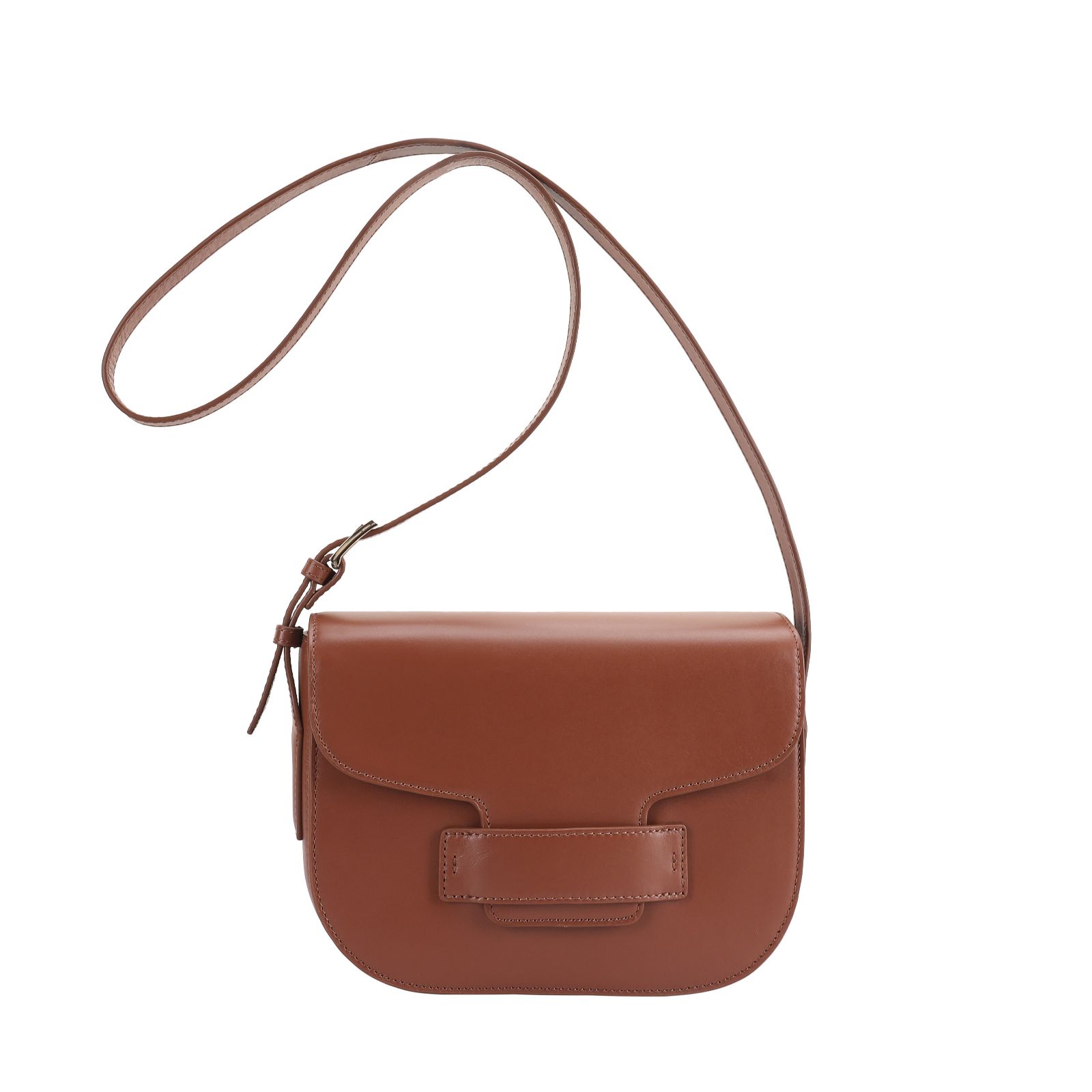 Ben de Lisi Joya Leather Saddle Bag