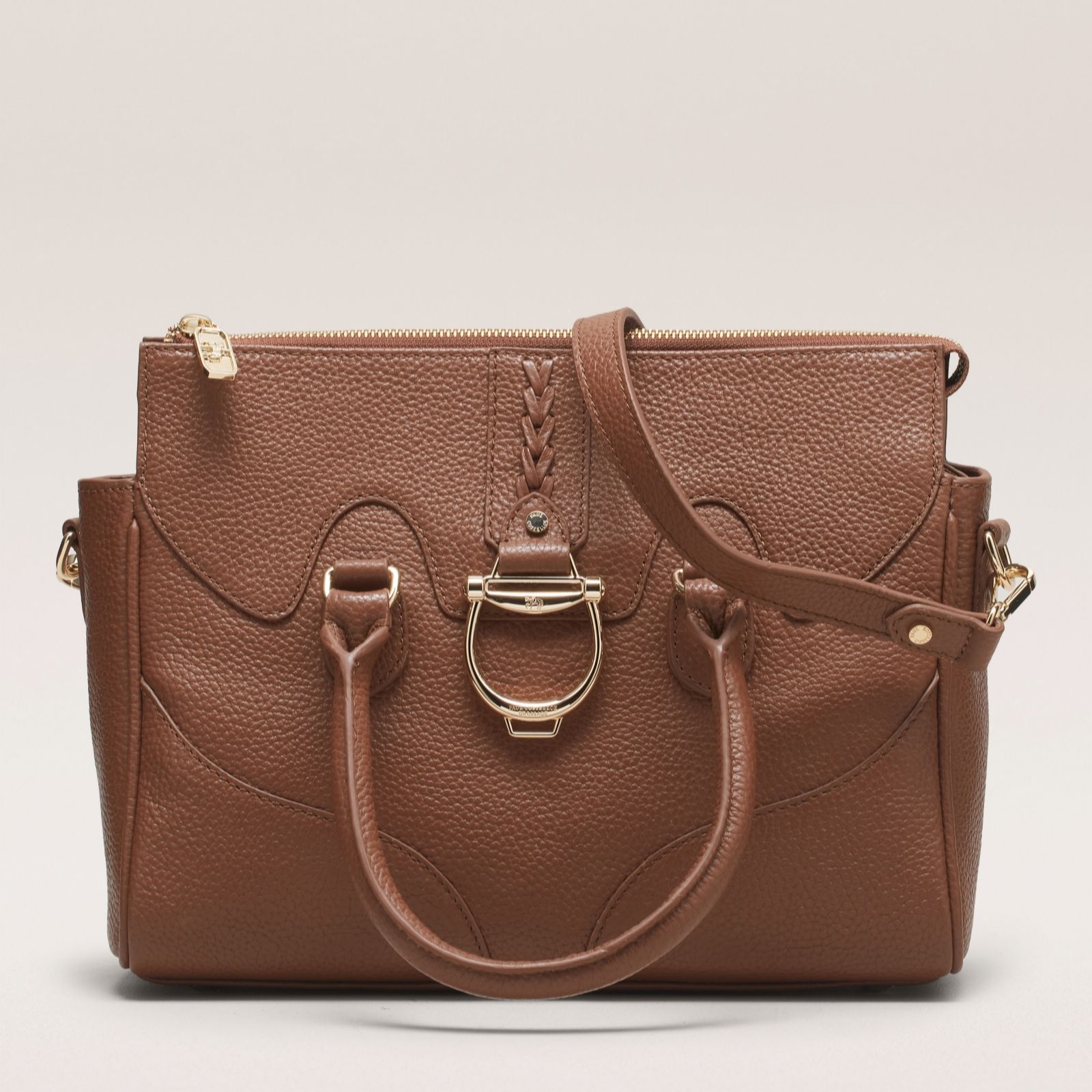 Paul Costelloe Stirrup Detail Zip Top Grab Bag - QVC UK