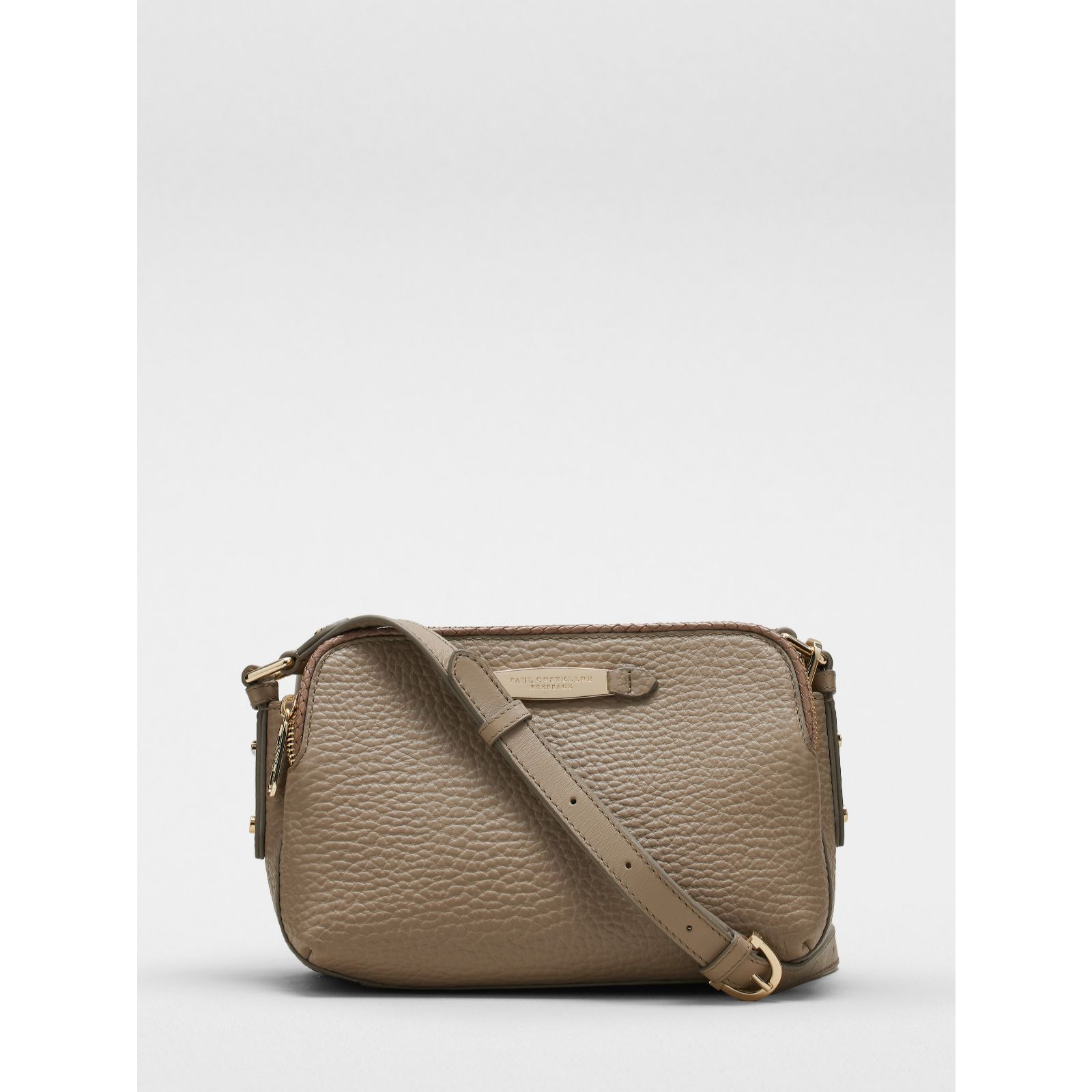 Outlet Paul Costelloe Weave Detail Leather Crossbody Bag