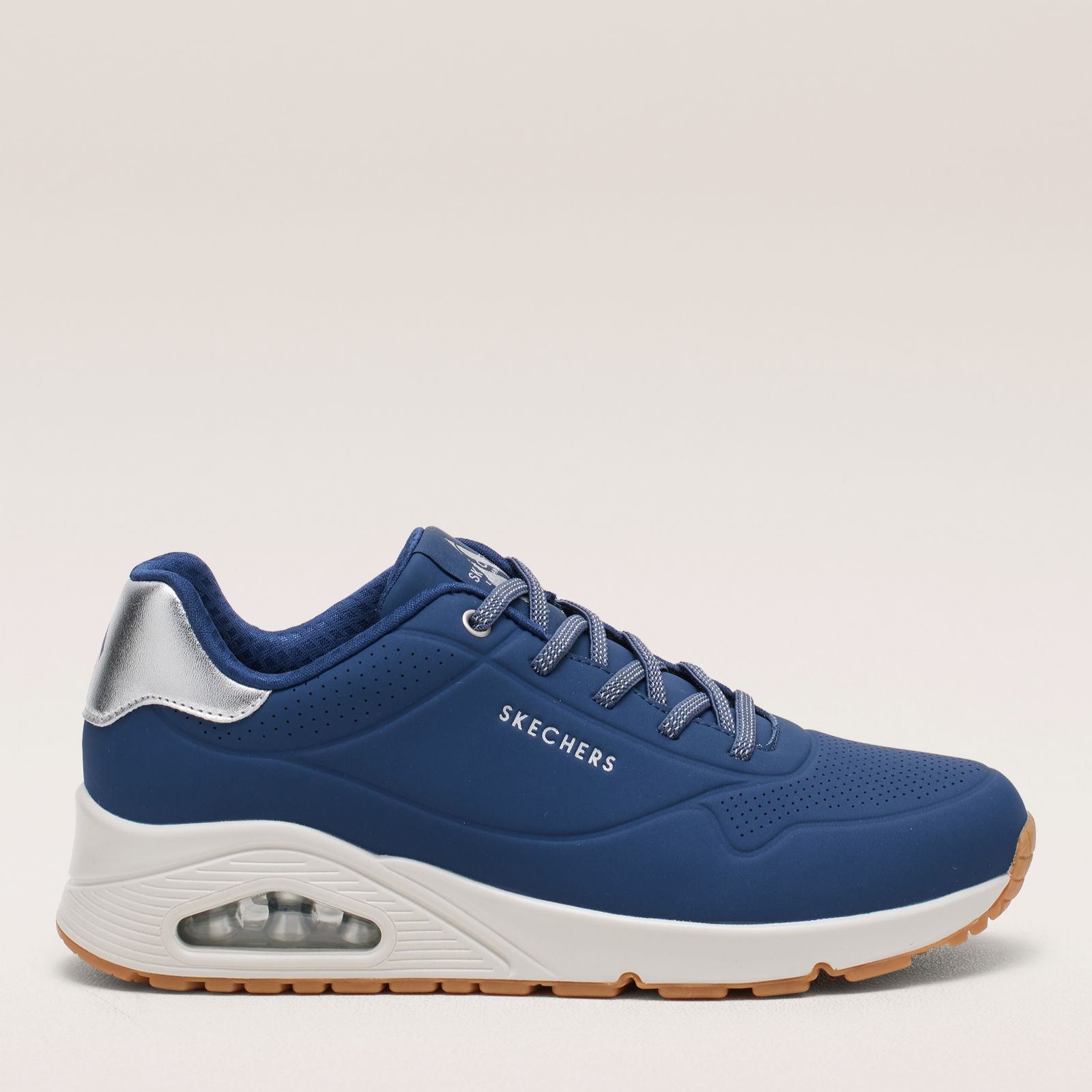 Skechers Uno Shimmer Away Slip On Trainer