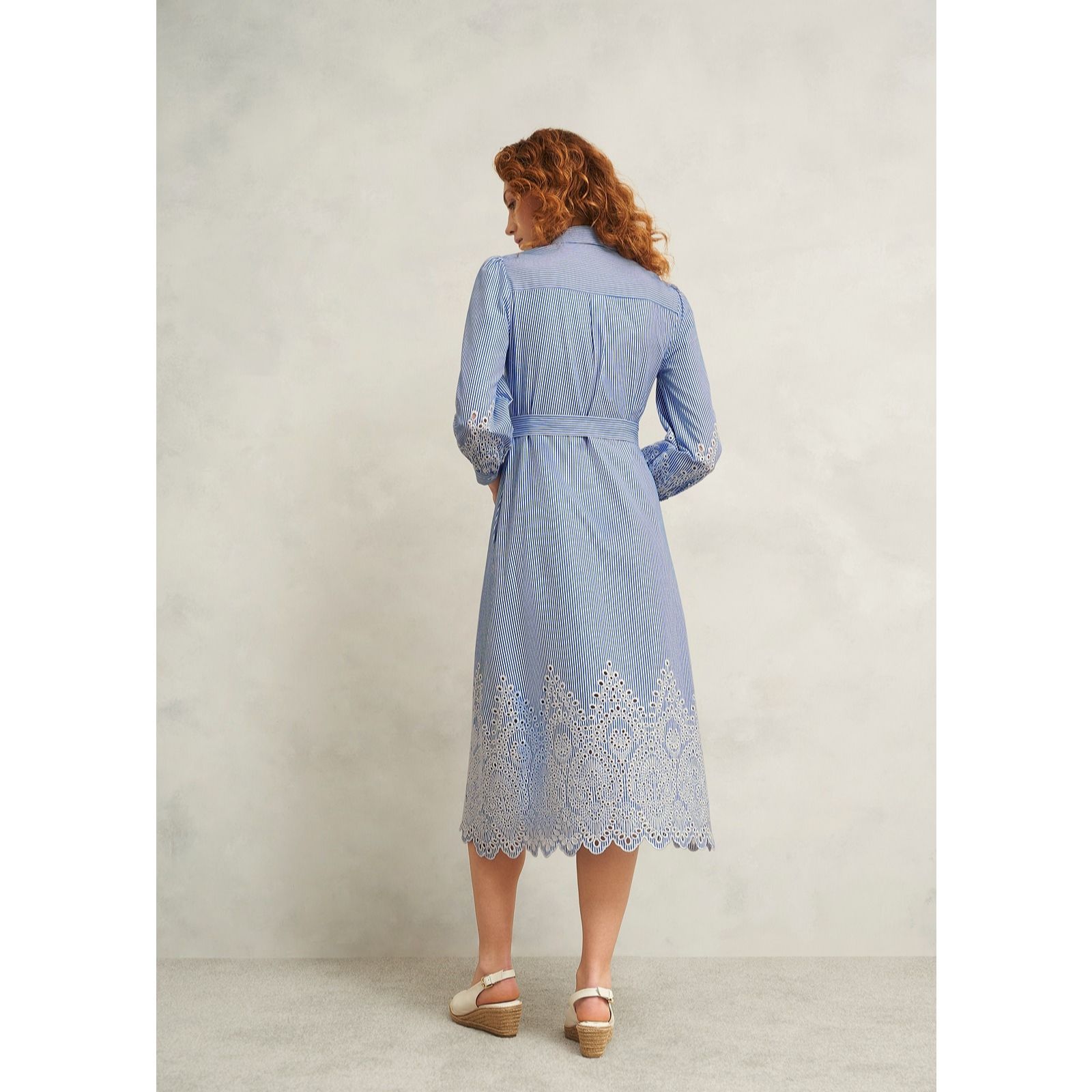 Hobbs London Juliette Cotton Dress - QVC UK