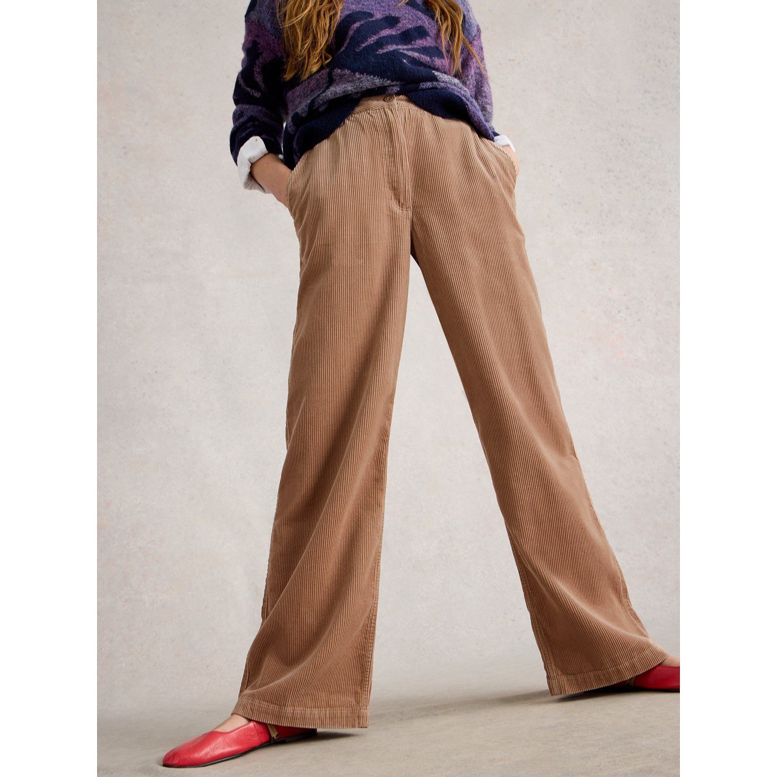 White Stuff Belle Cord Wide Leg Trouser