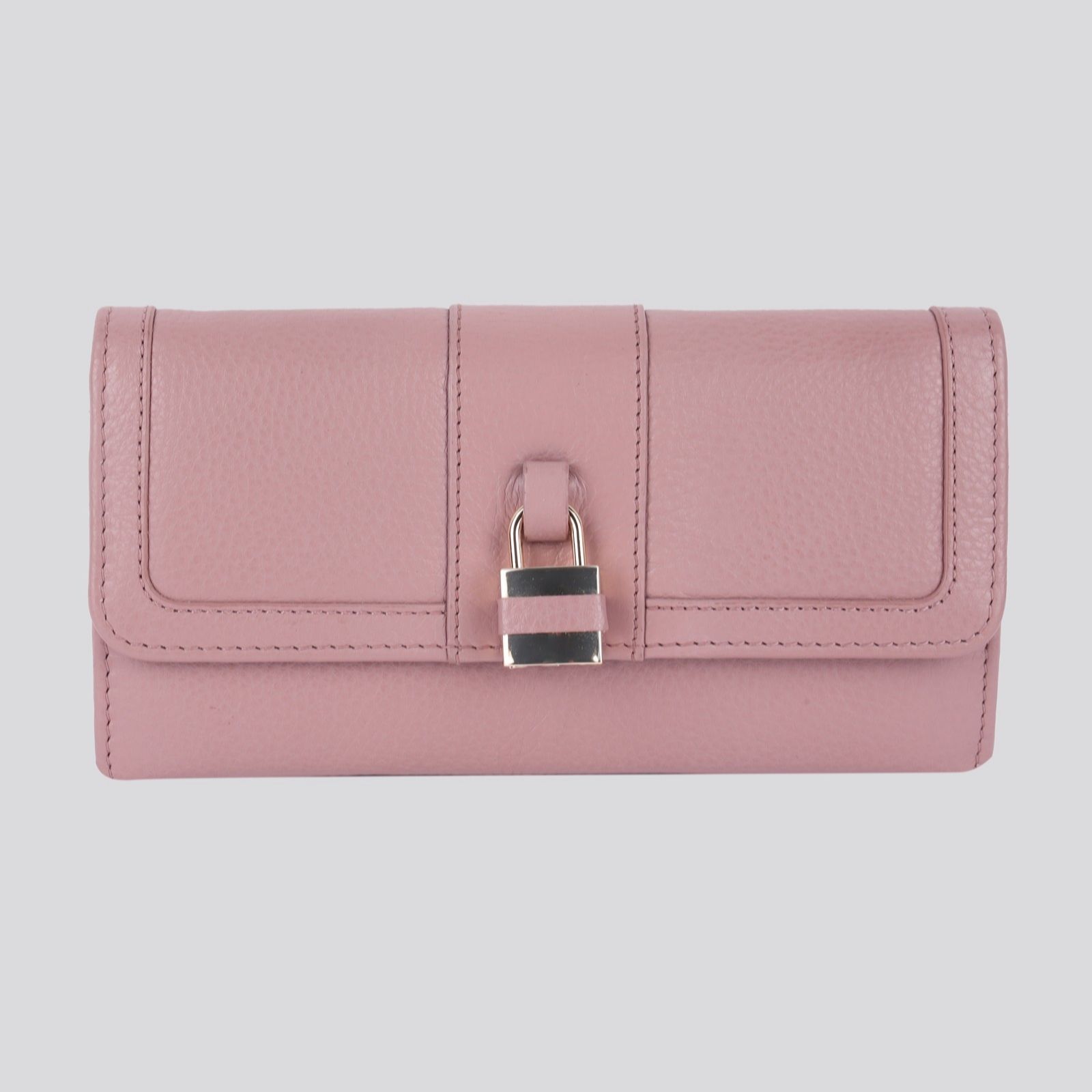 Ashwood Leather Padlock Detail Purse