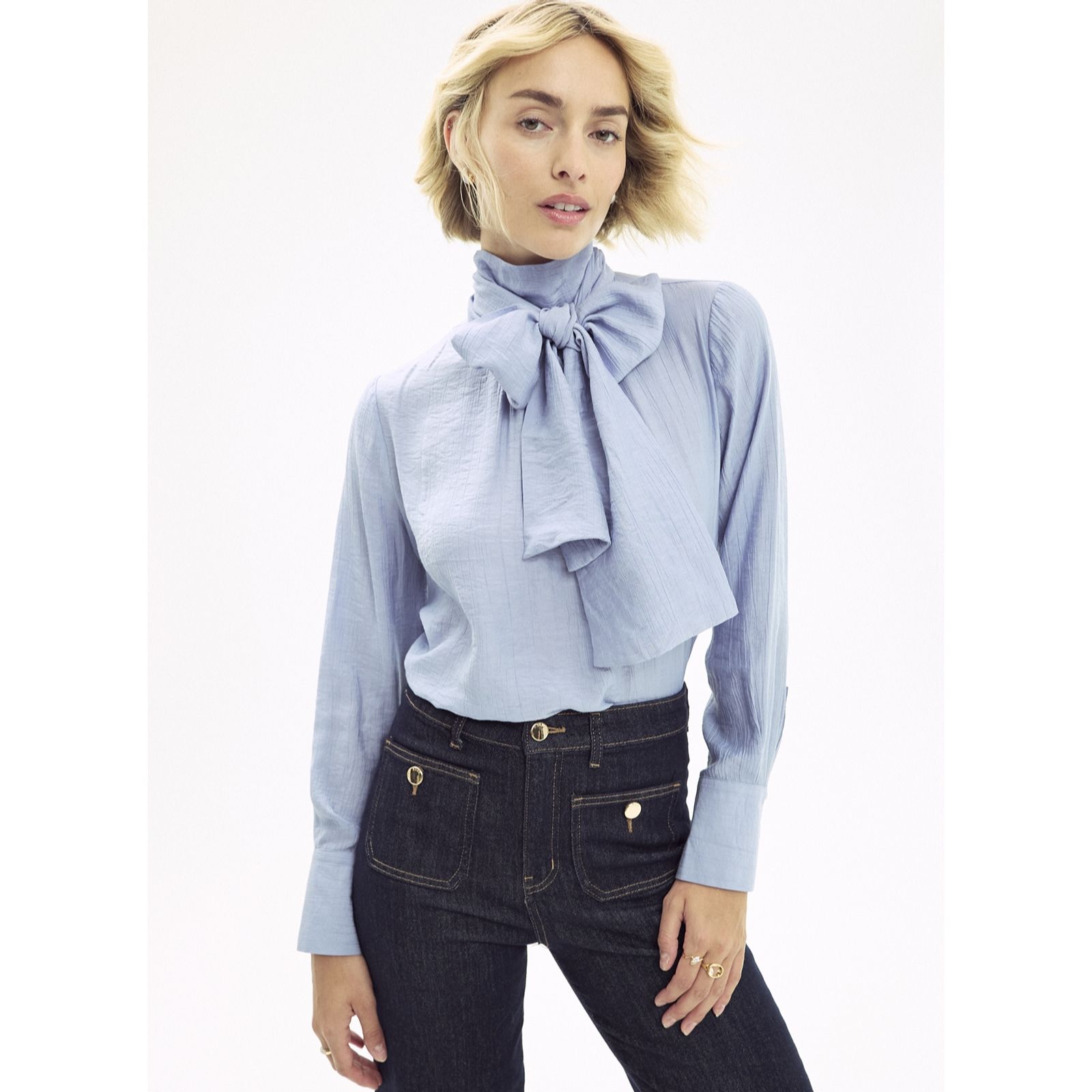ELLE Get The Look Bow Blouse