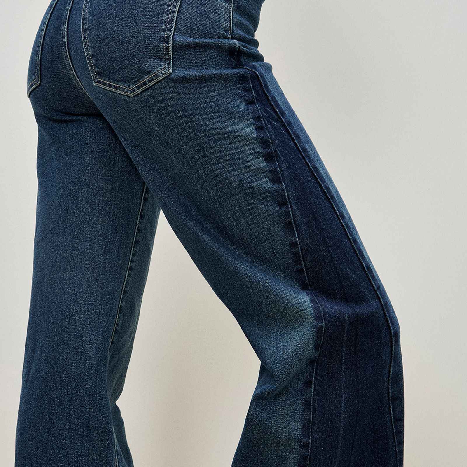 Apricot Zia Godet Sida Panel Wide Leg Jean