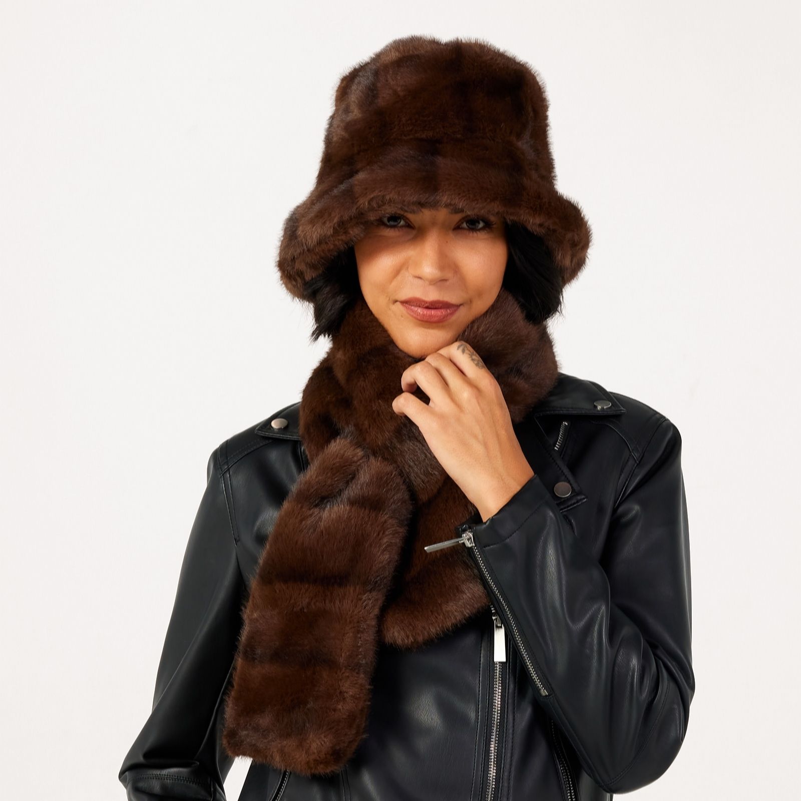 Malissa J Faux Fur Hat