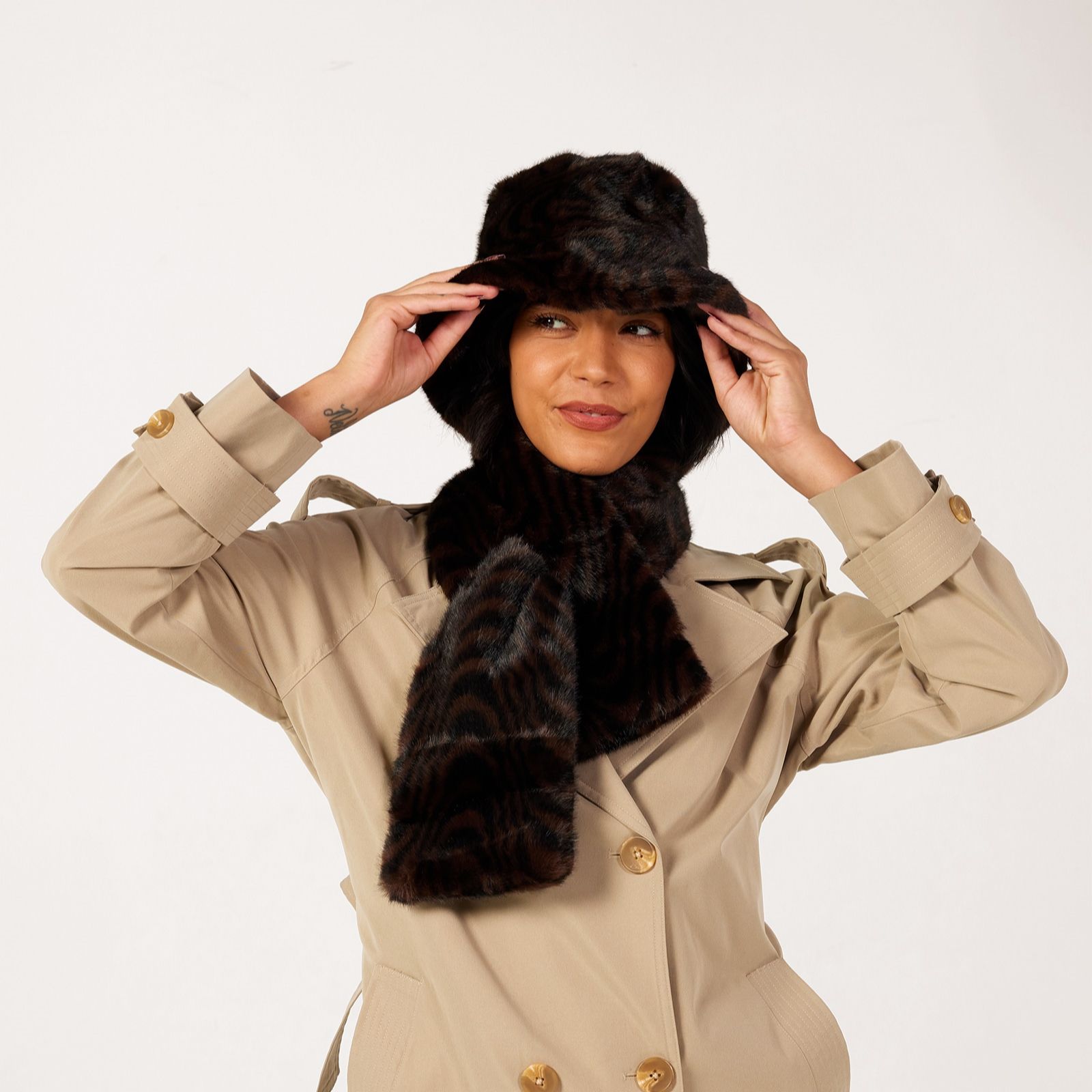 Malissa J Faux Fur Hat