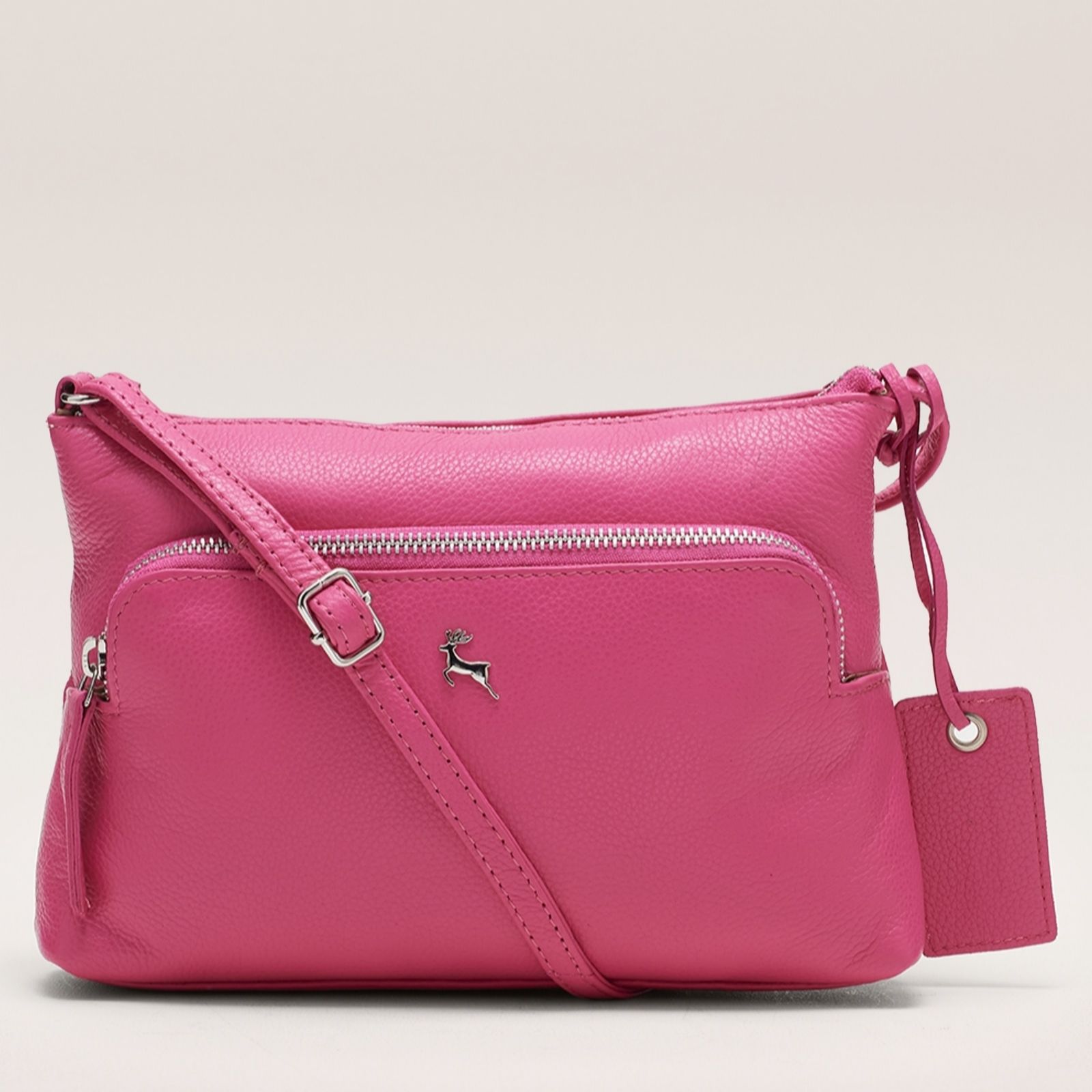 Outlet Ashwood Large Cross-Body with Front Zip Compartment