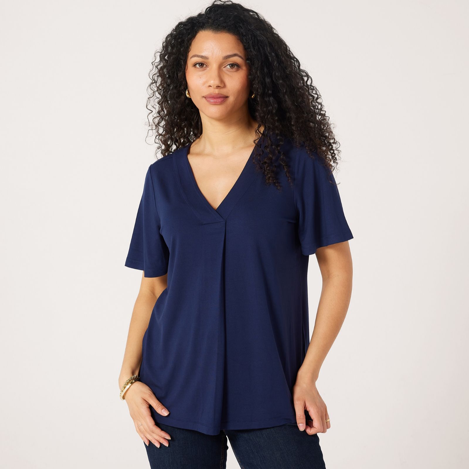 Ruth Langsford Flutter Sleeve Jersey Top