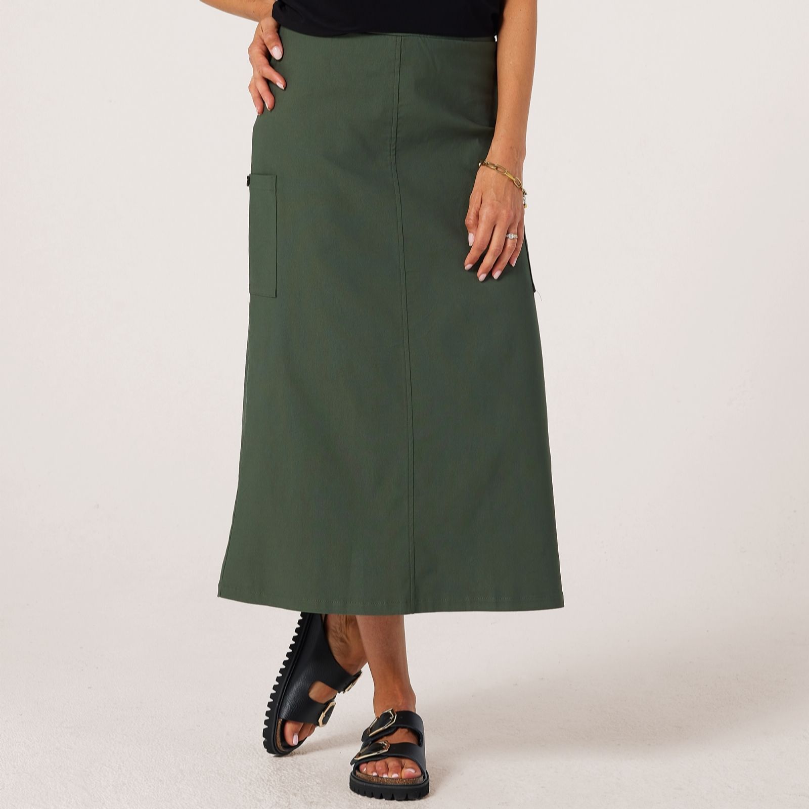 Kim & Co Soft Millenium Skirt with Cargo Pockets
