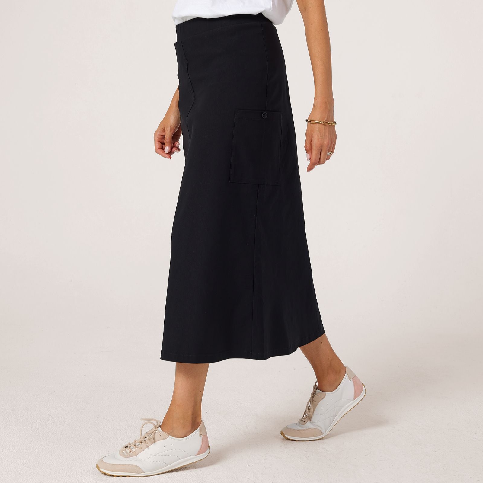 Kim & Co Soft Millenium Skirt with Cargo Pockets