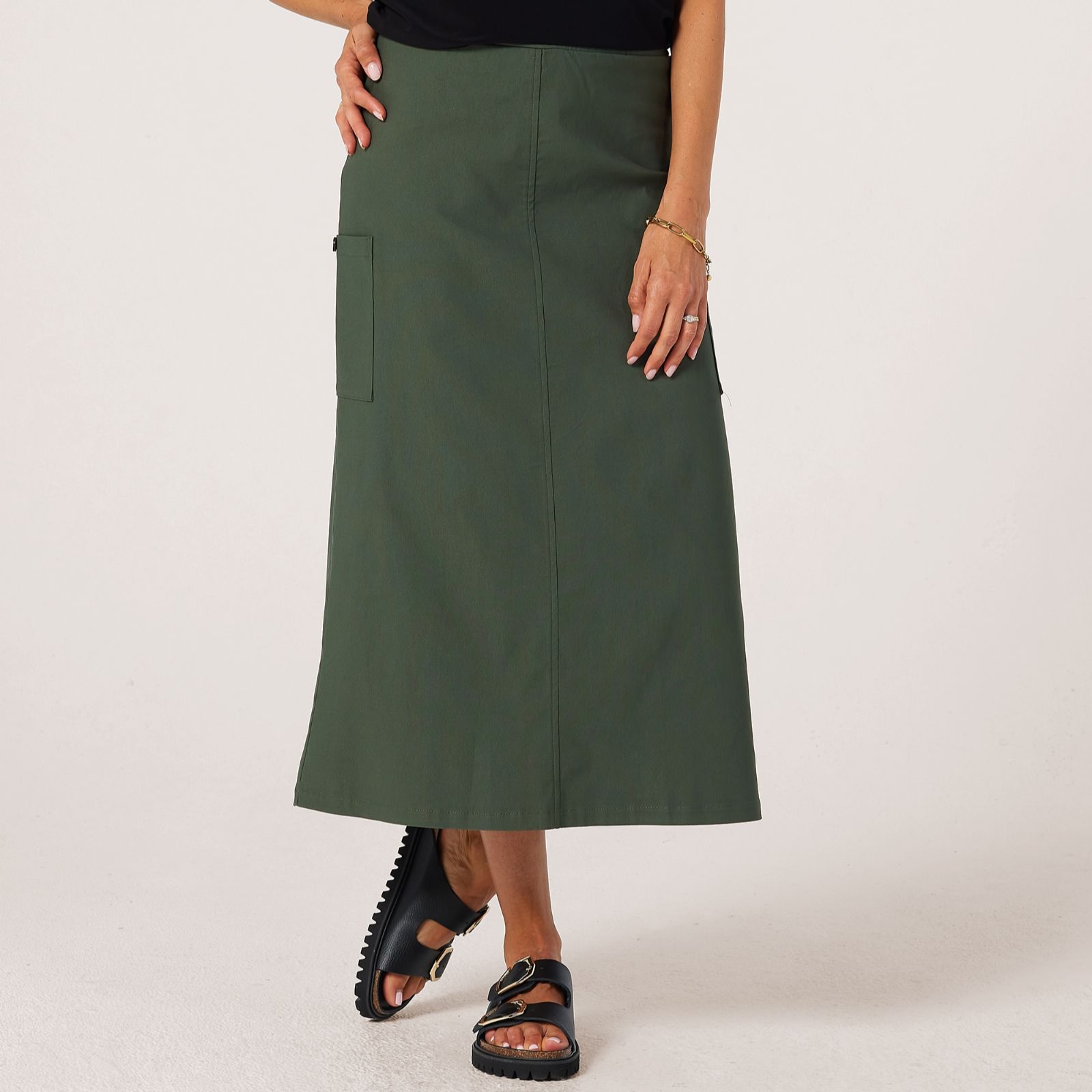 Kim & Co Soft Millenium Skirt with Cargo Pockets