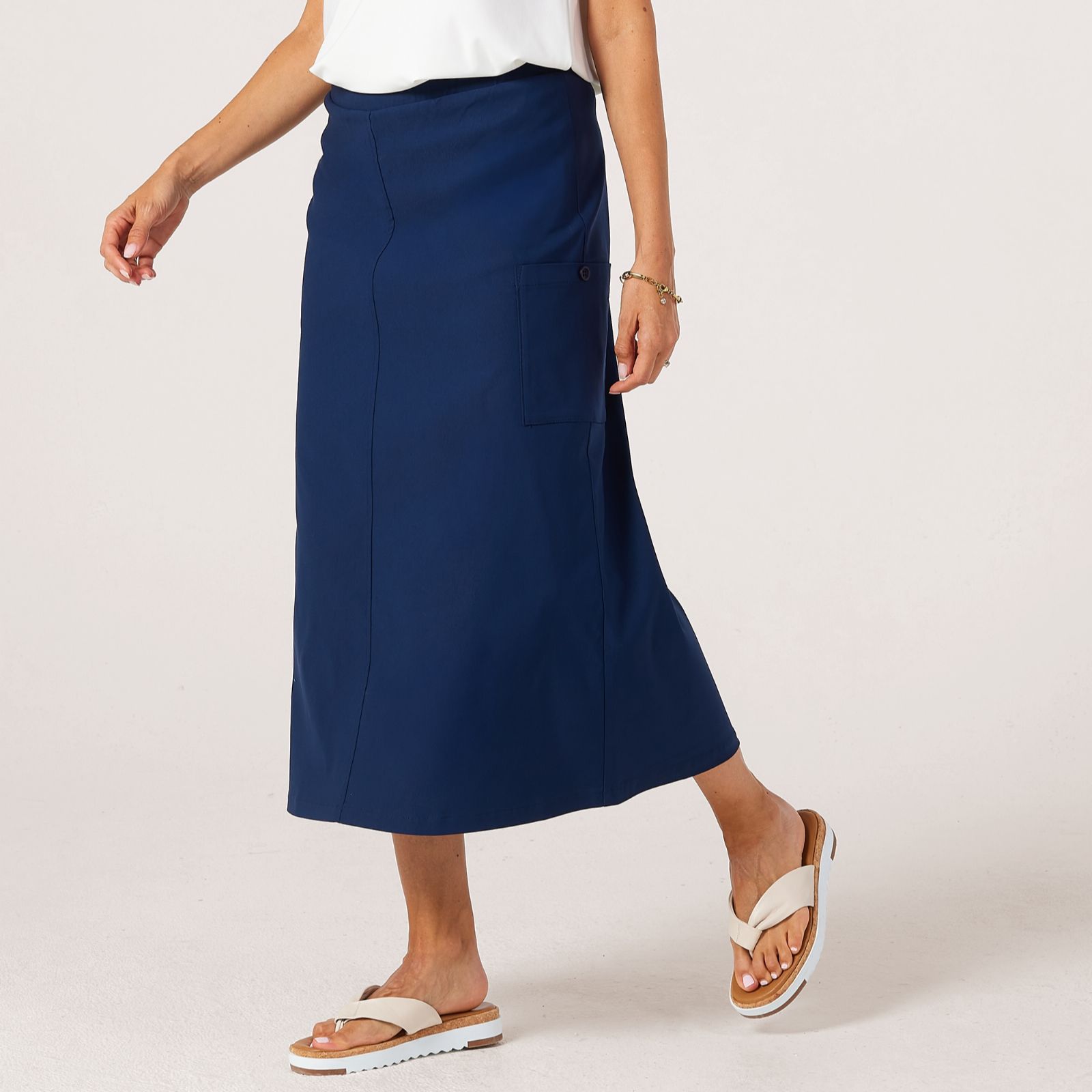 Kim & Co Soft Millenium Skirt with Cargo Pockets