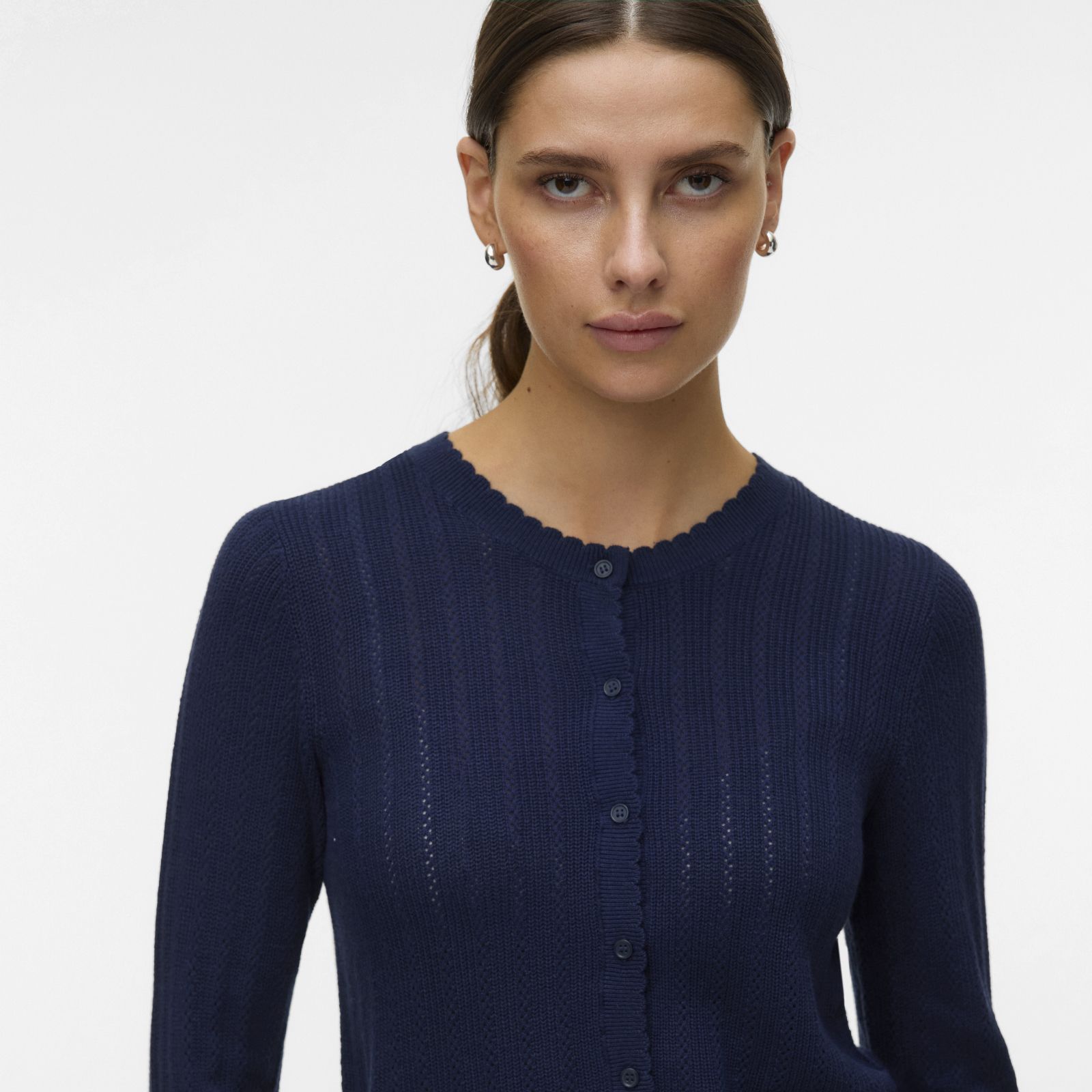 Vero Moda Newlex Pointelle Detail Cardigan