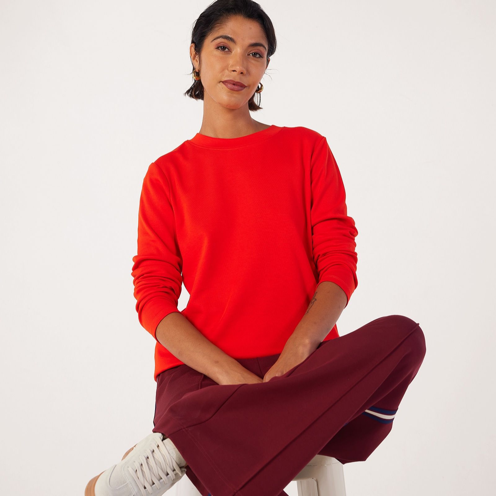 Ben de Lisi Long Sleeve Essential Top
